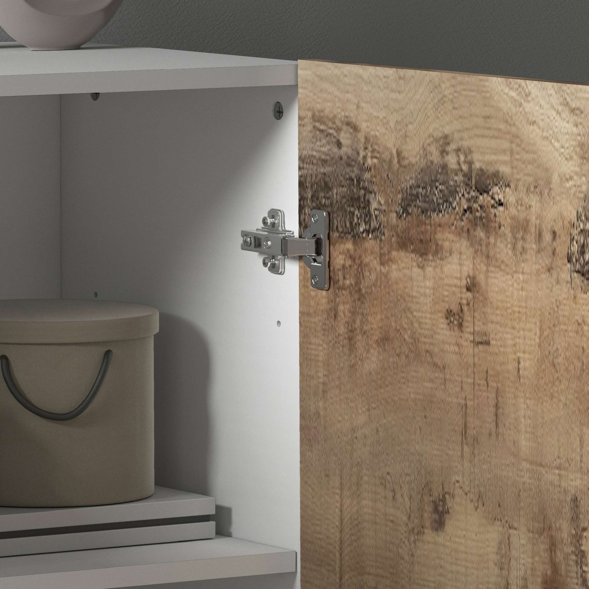 INOSIGN Aktenschrank »Coro, Mehrzweckschrank, Büroschrank mit 2 Türen«, & verstellbare Einlegeböden, Höhe 86 oder 166 cm, Made in Italy
