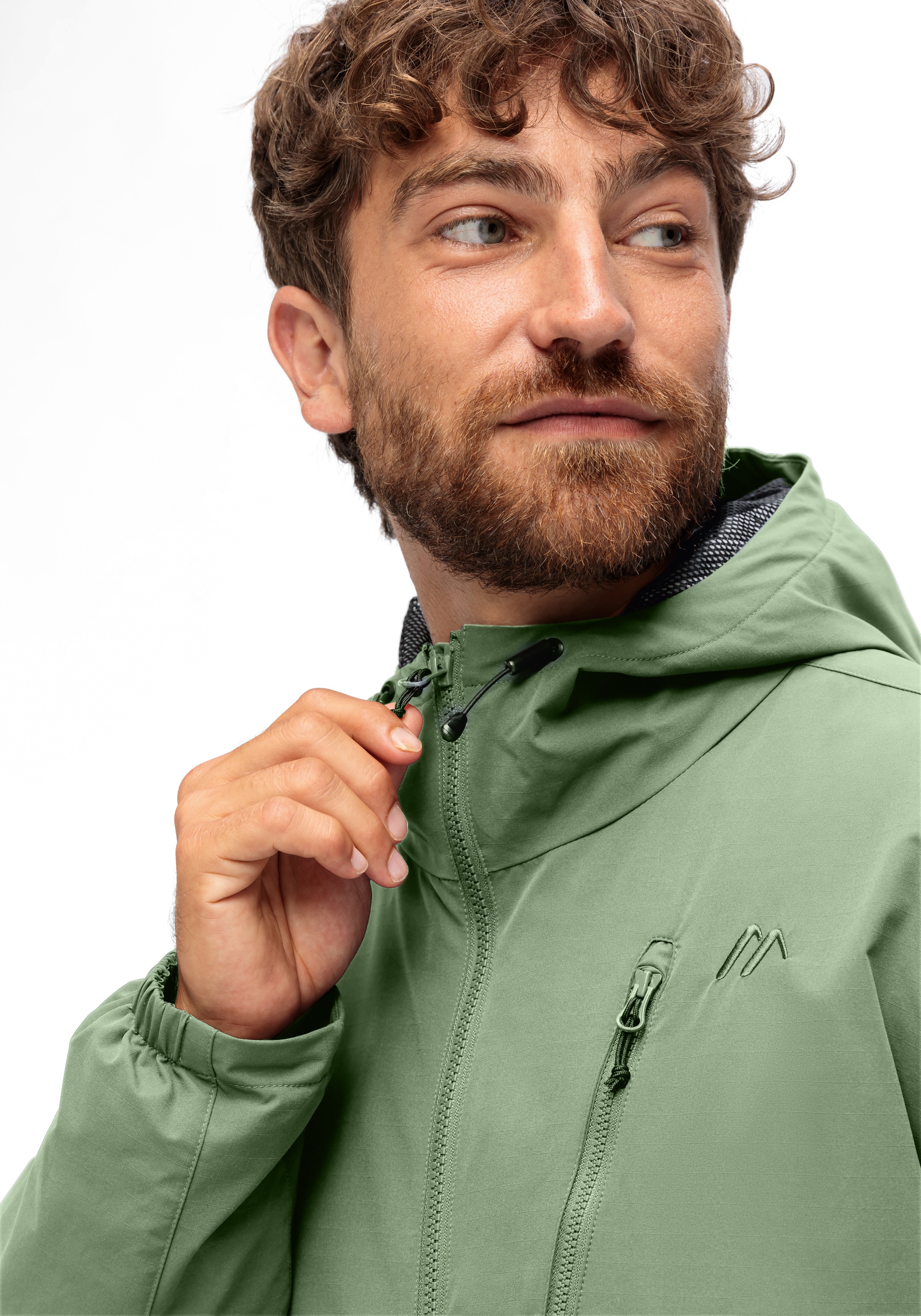 Maier Sports Outdoorjacke »ArorA Loop M«, Herren Jacke wasserdicht, Funktionsjacke 3 Taschen außen + Innentasche