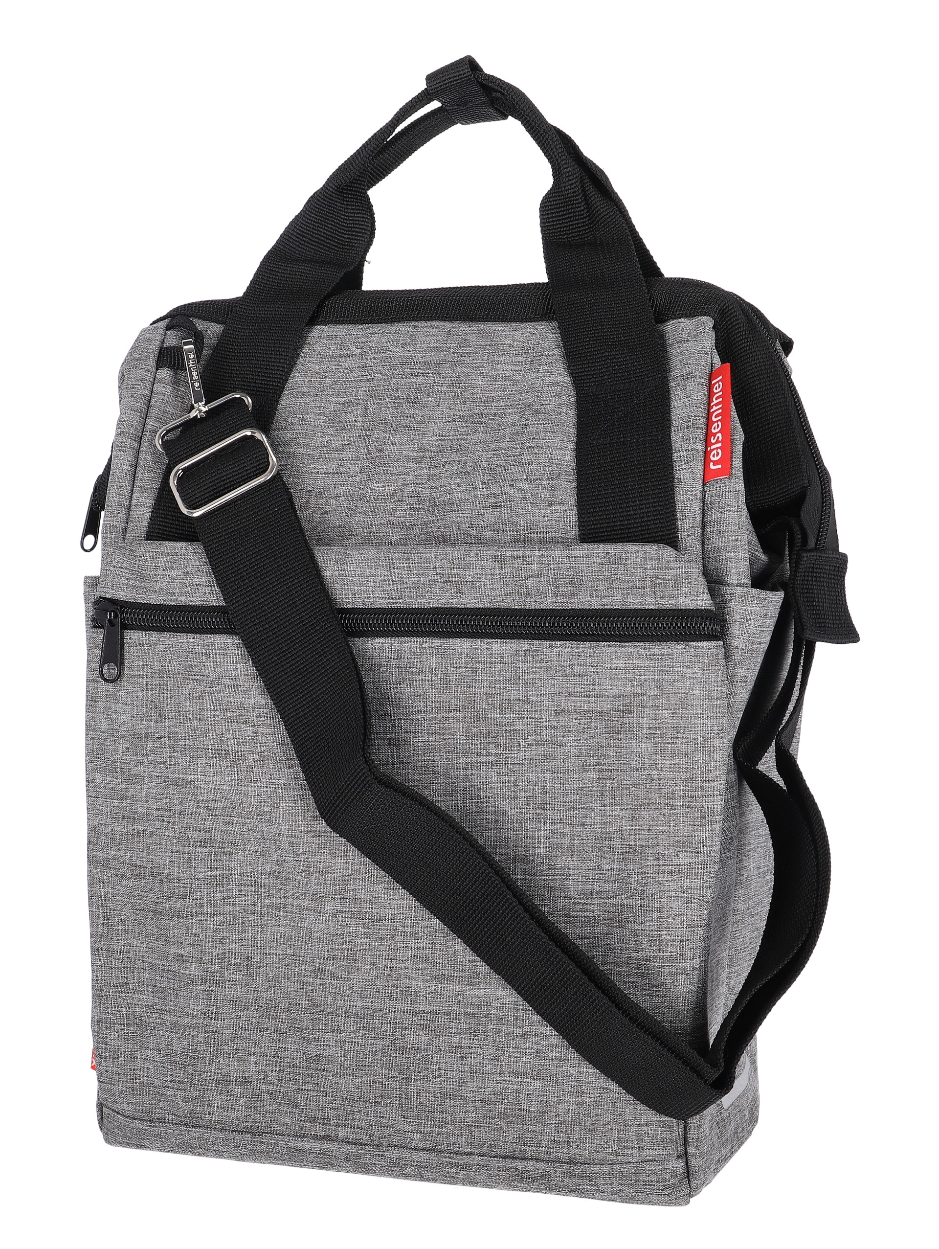 KlickFix Gepäckträgertasche »Gepäckträgertasche ROOMY GT, twist silver«