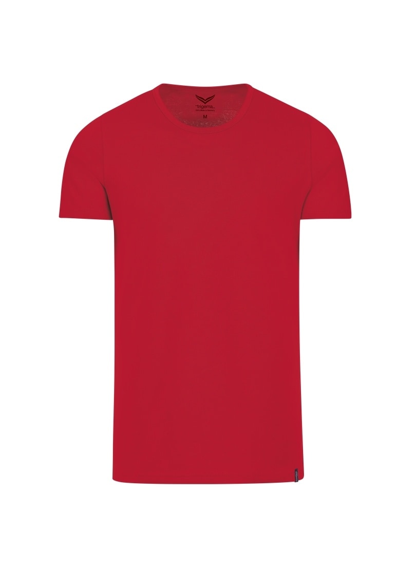 Trigema T-Shirt »TRIGEMA T-Shirt aus Baumwolle/Elastan« bei