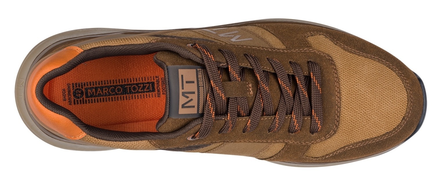 MARCO TOZZI Sneaker  , Freizeitschuh, Halbschuh, Schnürschuh im Materialmix