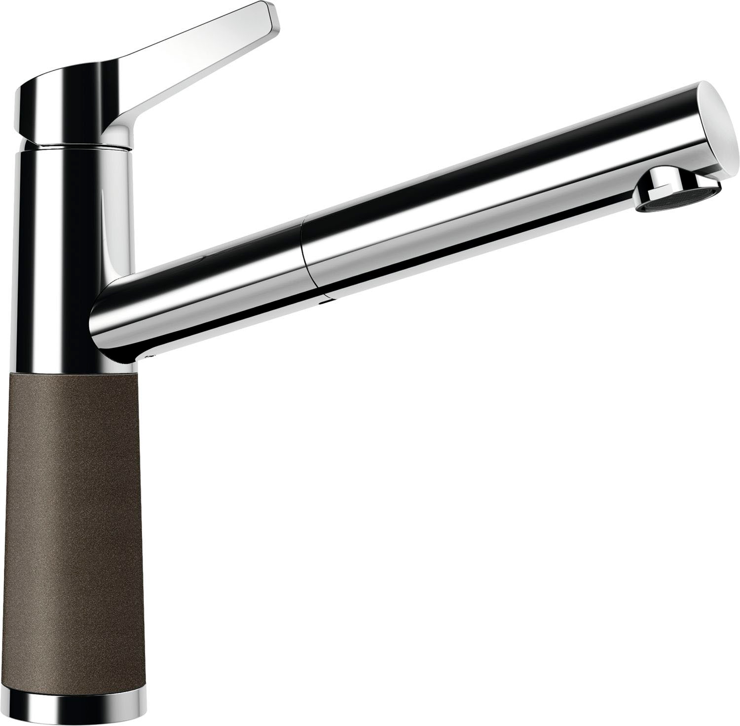 Schock Küchenarmatur "SC-510 SB ND" Niederdruck, ausziehbar, Rückflussverhinderer, Schwenkbereich 120