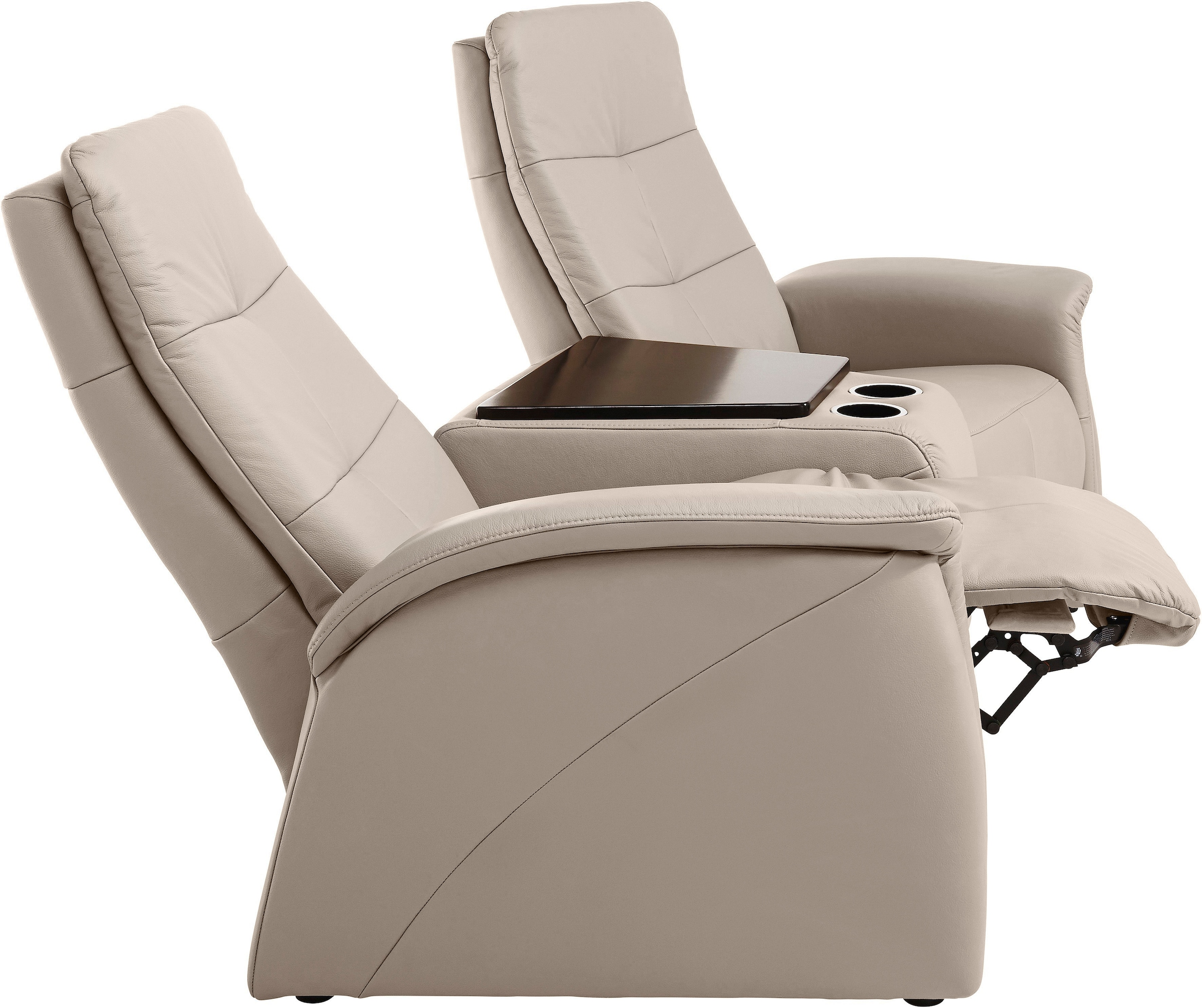 exxpo - sofa fashion 2-Sitzer »Tivoli, Kinosofa, bequem«, mit Relaxfunktion, integrierter Tischablage und Stauraumfach