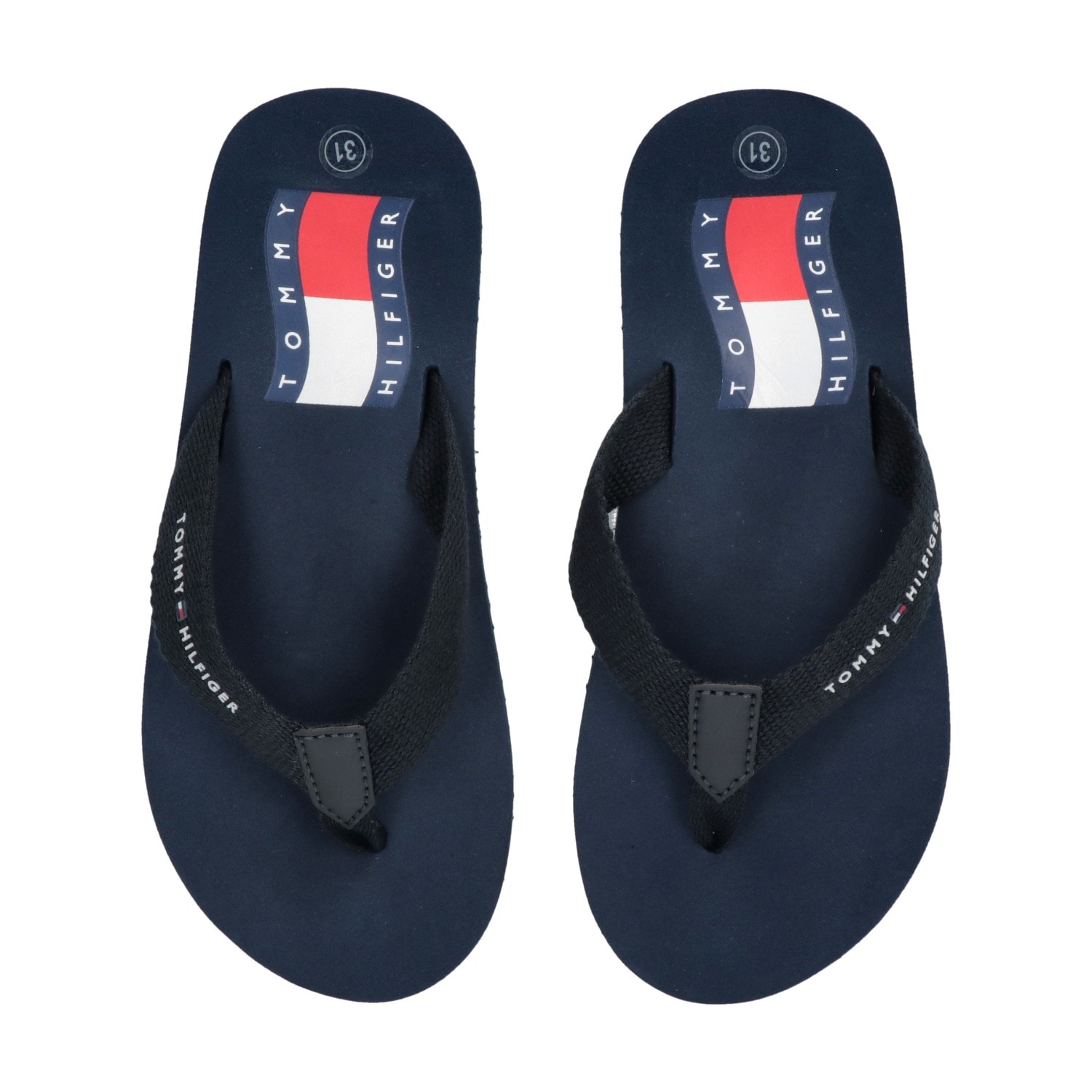 Tommy Hilfiger Zehentrenner  Pool Slides, Strandschuh, Sommerschuh mit Zehensteg