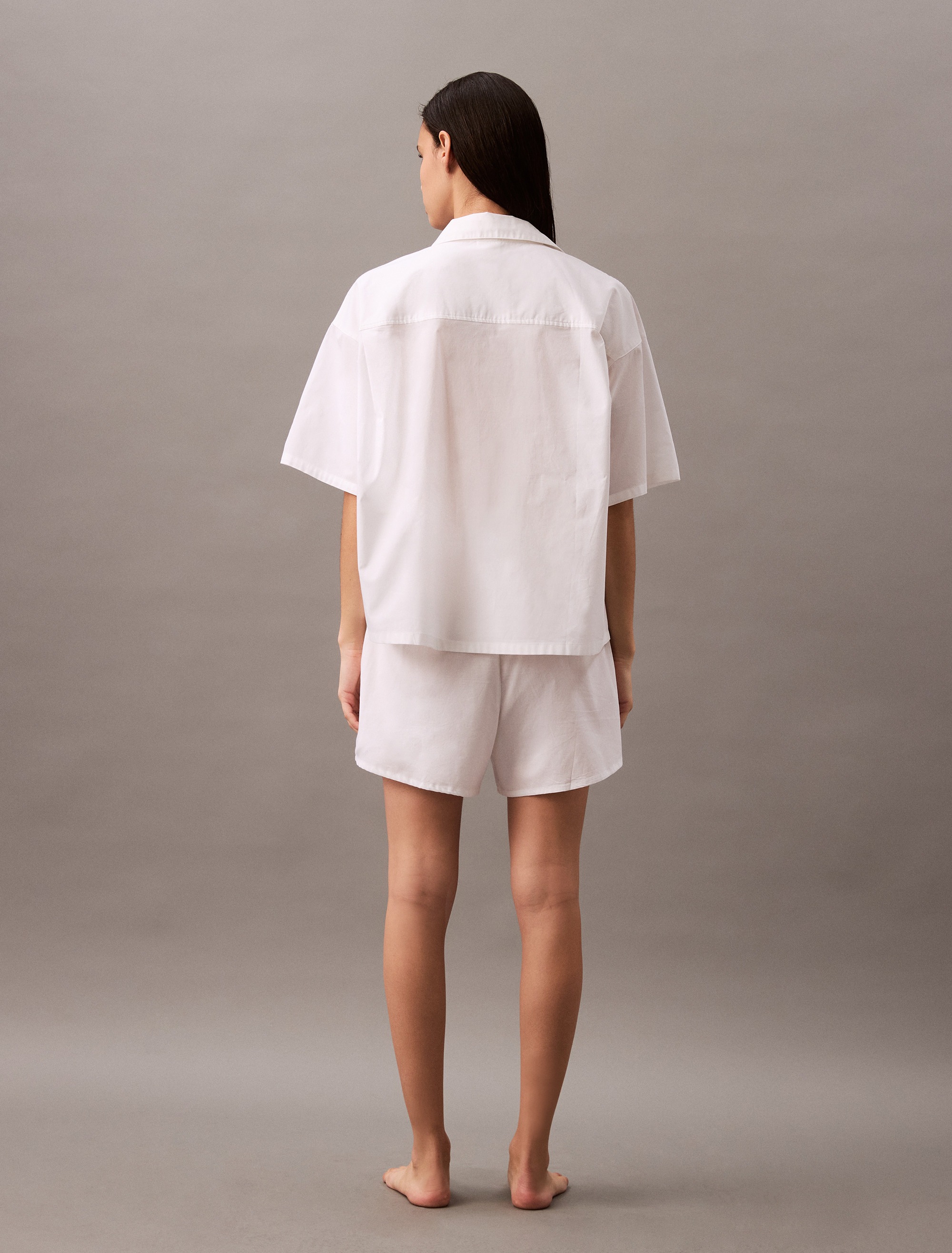 Calvin Klein Underwear Schlafshorts »LOGO WB POPLIN SHORT«, mit Logo