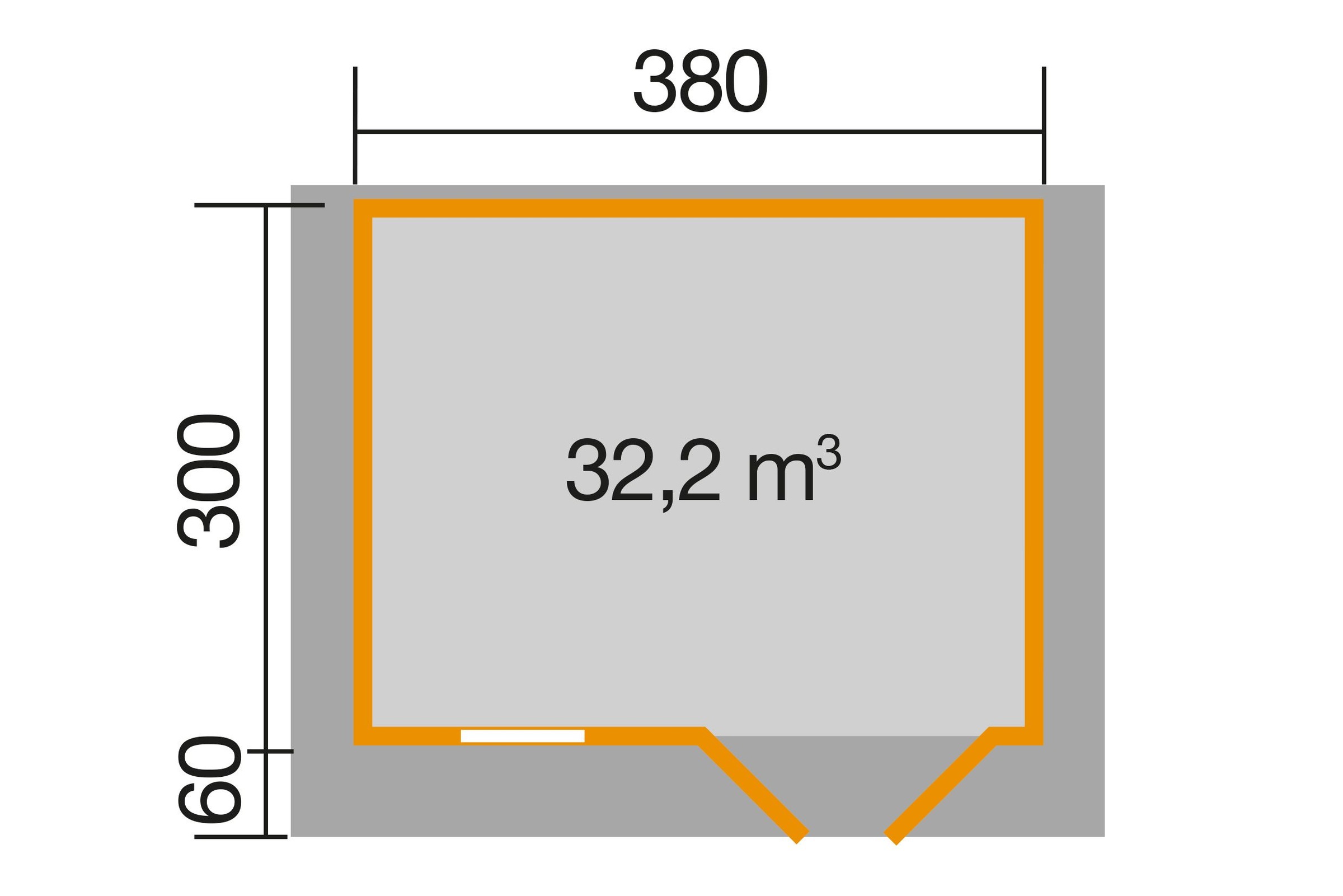 weka Gartenhaus »111 Gr.2, 28 mm«