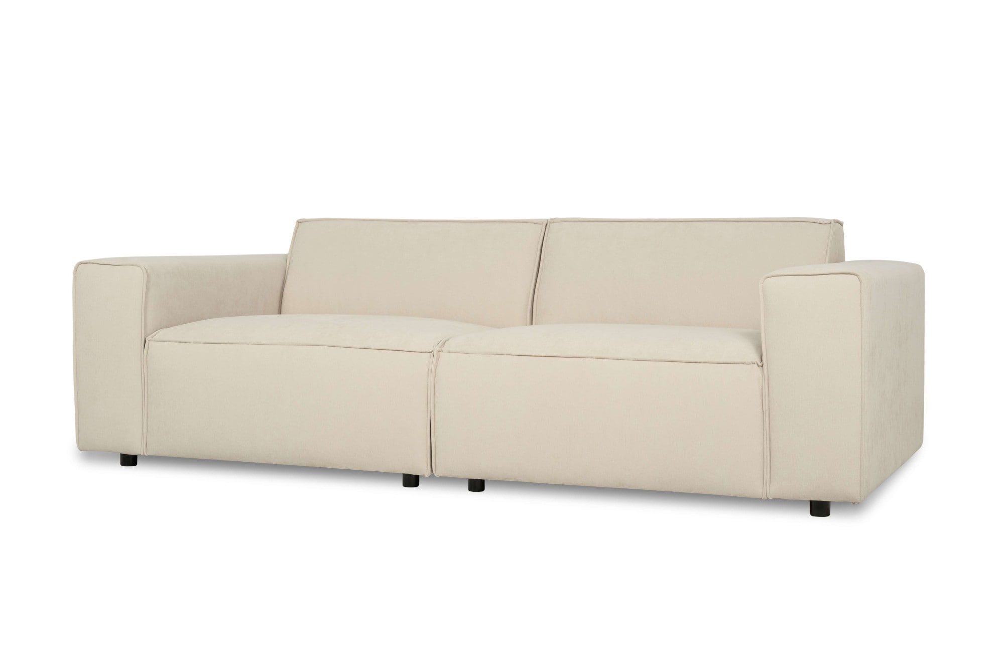 OTTO home 2-Sitzer »Jorrena, extra weicher Chenille-Stoff« Kompaktsofa, 3 Komfortstufen, Breite 226 cm, mit Wellenunterfederung