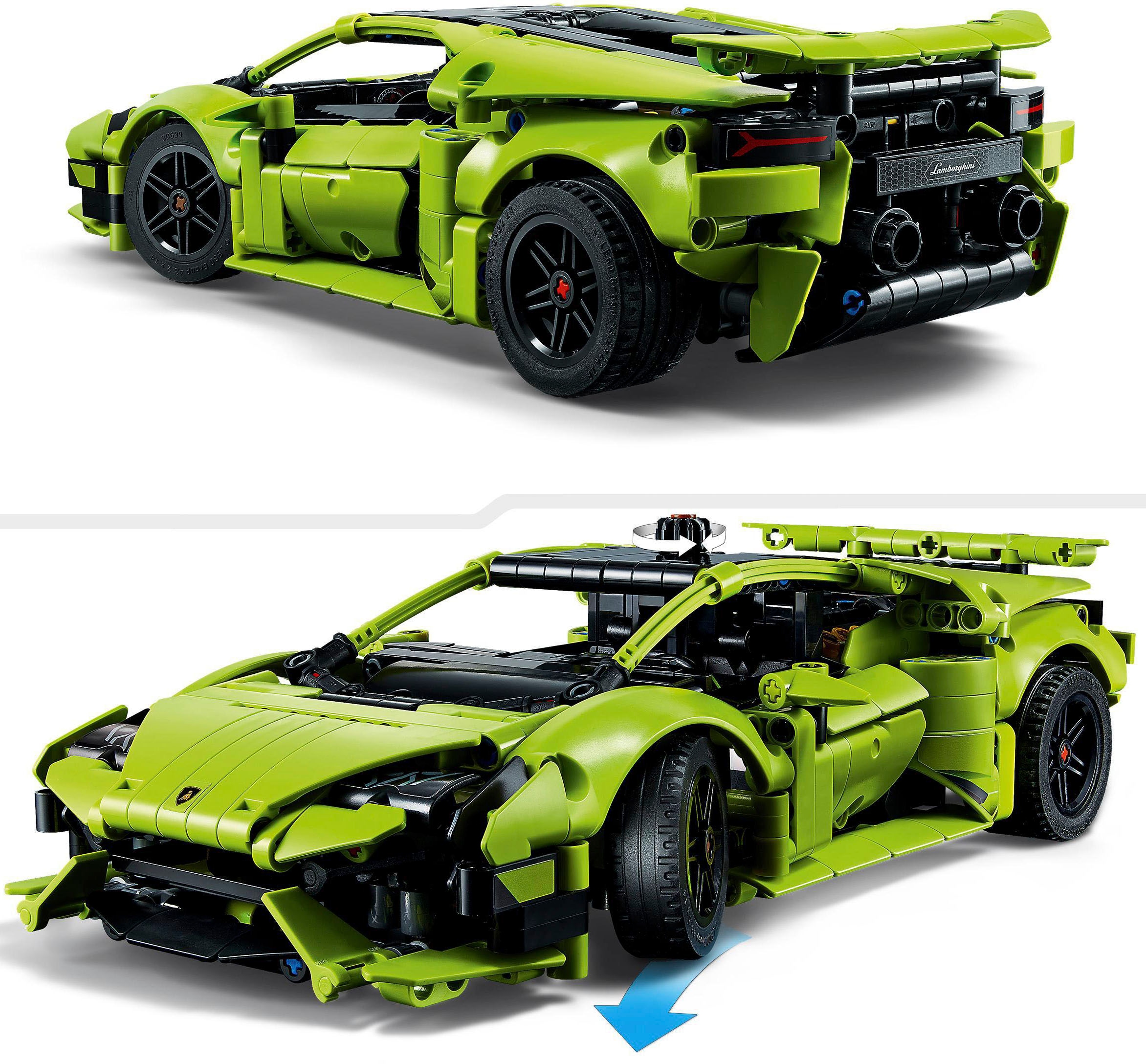 LEGO® Konstruktionsspielsteine »Lamborghini Huracán Tecnica (42161), LEGO®  Technic«, (806 St.), Made in Europe bei