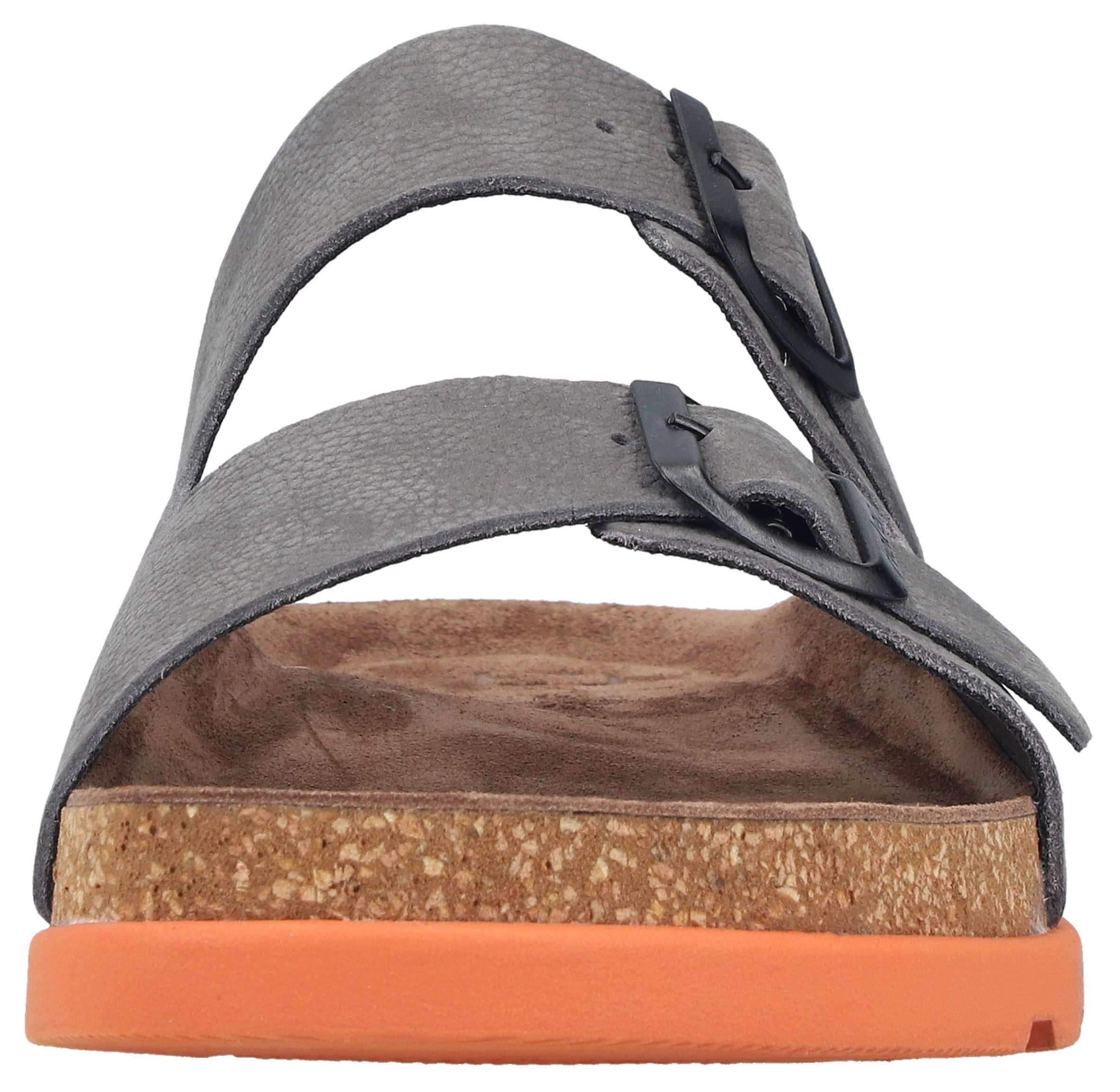 Rieker Pantolette  Sommerschuh, Strandschuh, Hausschuh mit bequemem Fußbett