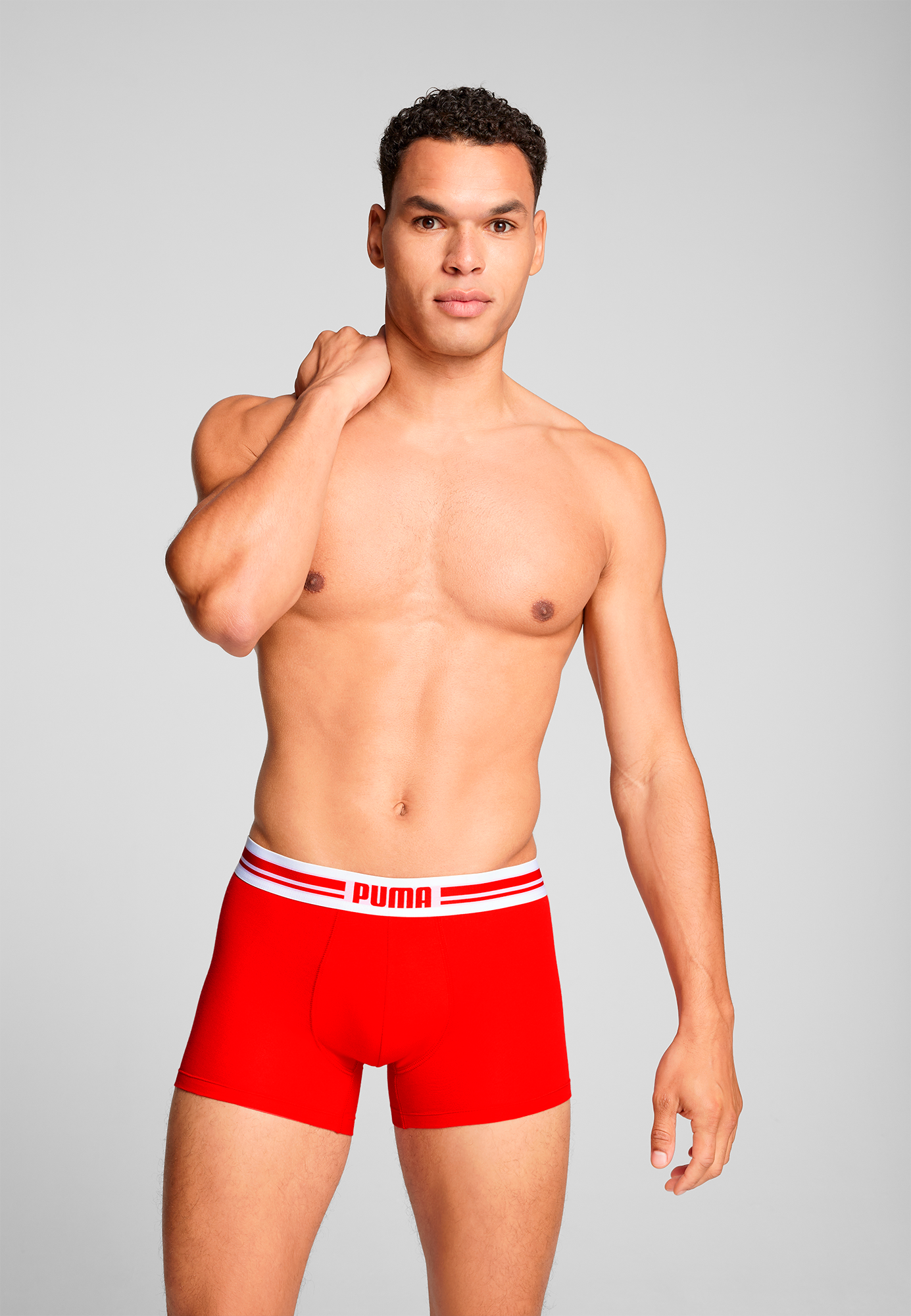 PUMA Boxershorts »PUMA MEN EVERYDAY PLACED LOGO BOXERS 2P« mit Logo Webbund