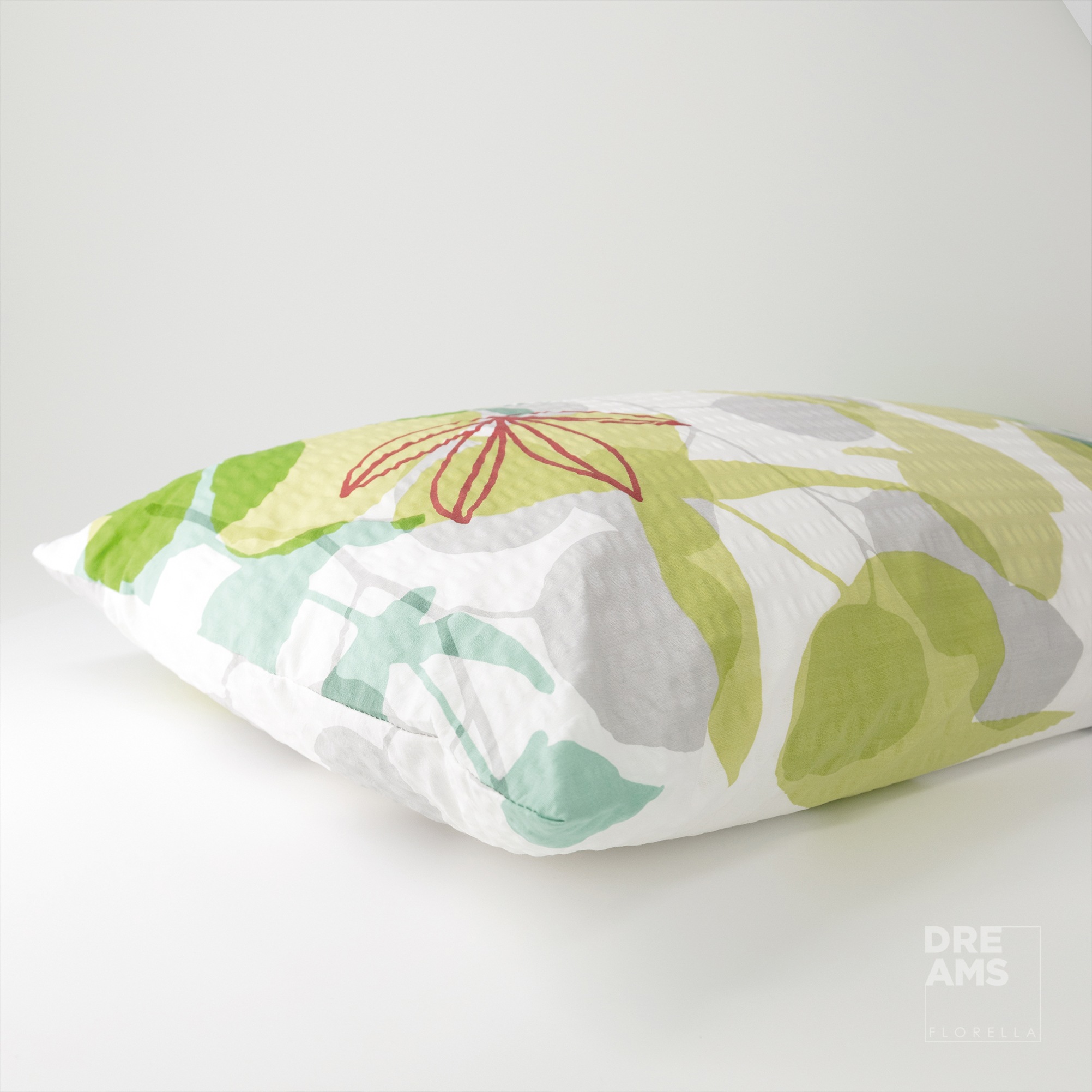 Florella Kissenbezüge »Aluna, Soft-Seersucker, 100 % BW, Doppelpack, für 2 Kissen 40x80 cm«, (2 St.)