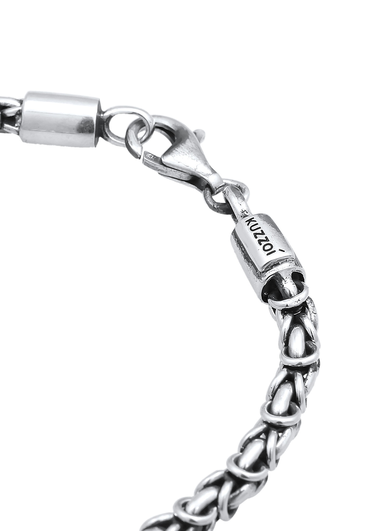 Kuzzoi Armkette »Armband Königskette Basic 925 Silber«