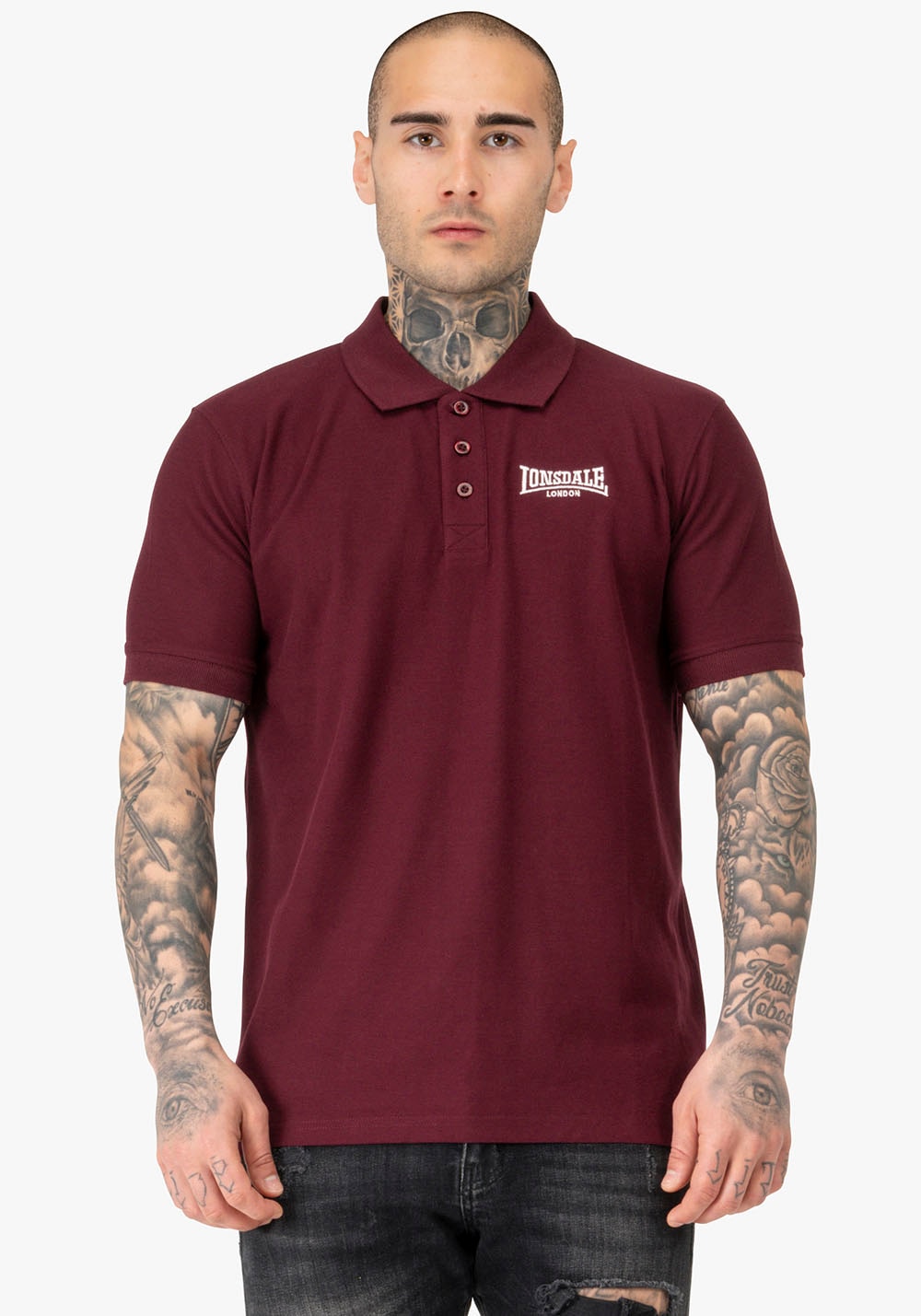 Lonsdale Poloshirt »POLOSHIRT NORMALE PASSFORM DOPPELPACK LINGHOLME«, (Packung, 2 tlg.)