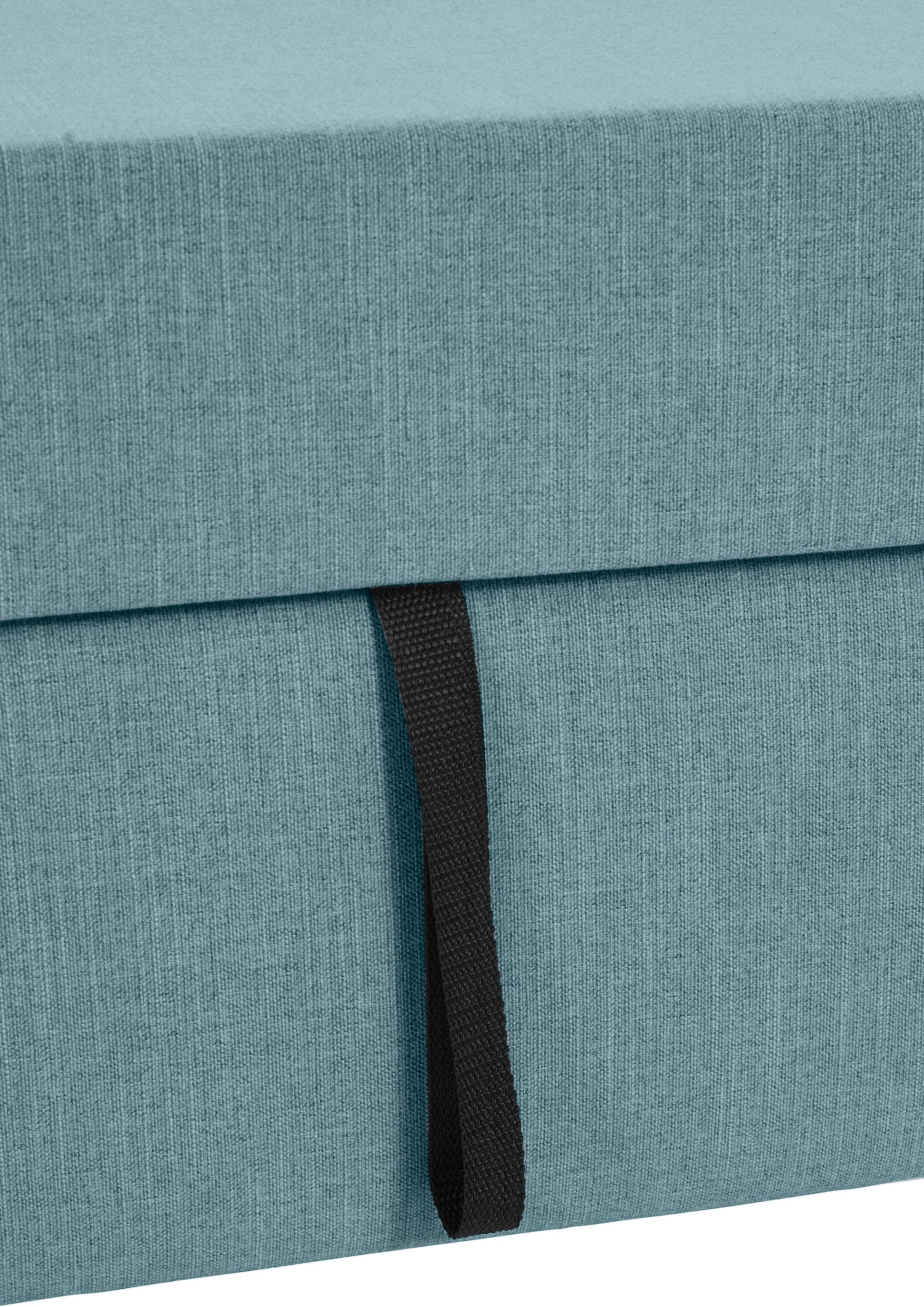 OTTO products Wohnlandschaft »Grazzo, aktuelle Steppung im Sitz, viel Platz, zeitlos, U-Form«, hochwertige Stoffe aus recyceltem Material, Steppung im Sitzbereich