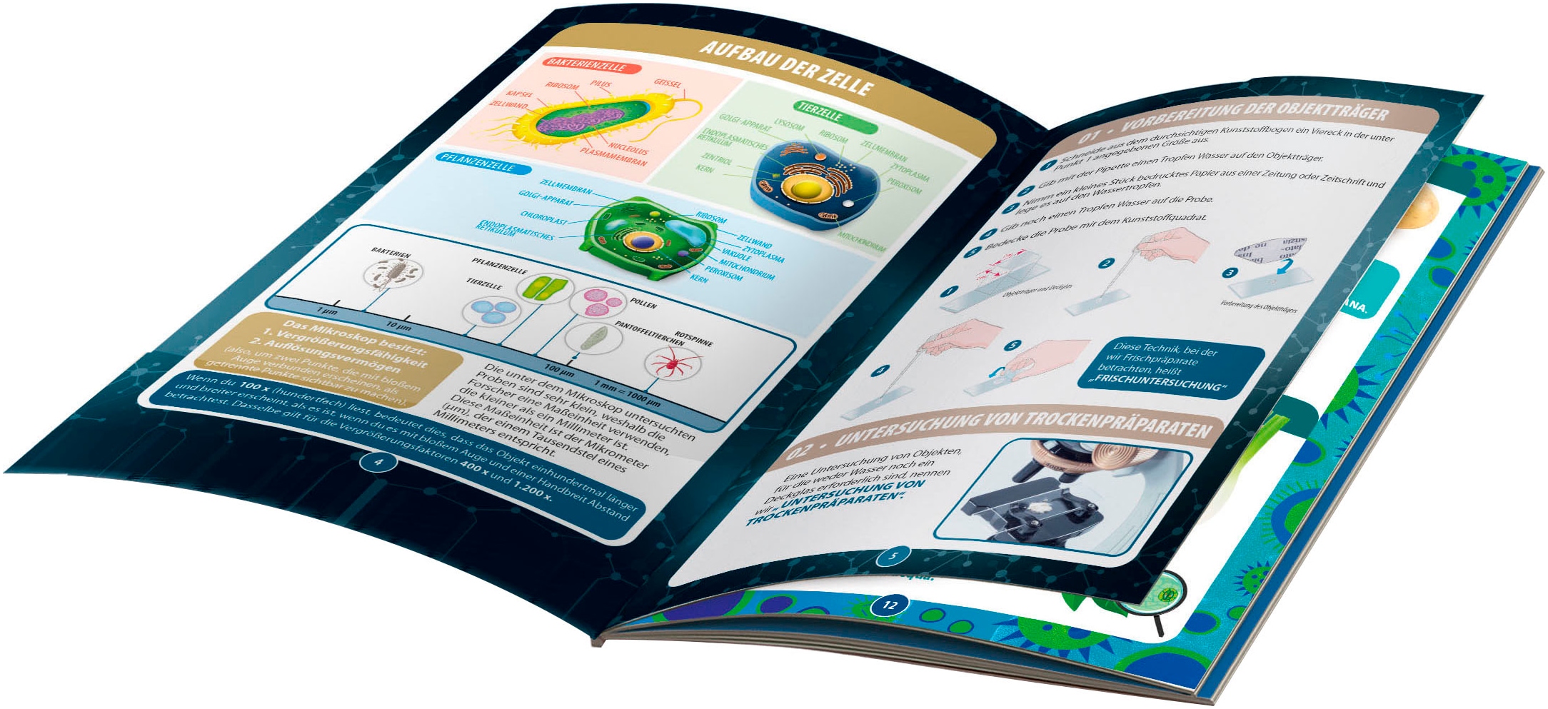 Clementoni® Experimentierkasten »Galileo, Mein Mikroskop Deluxe«