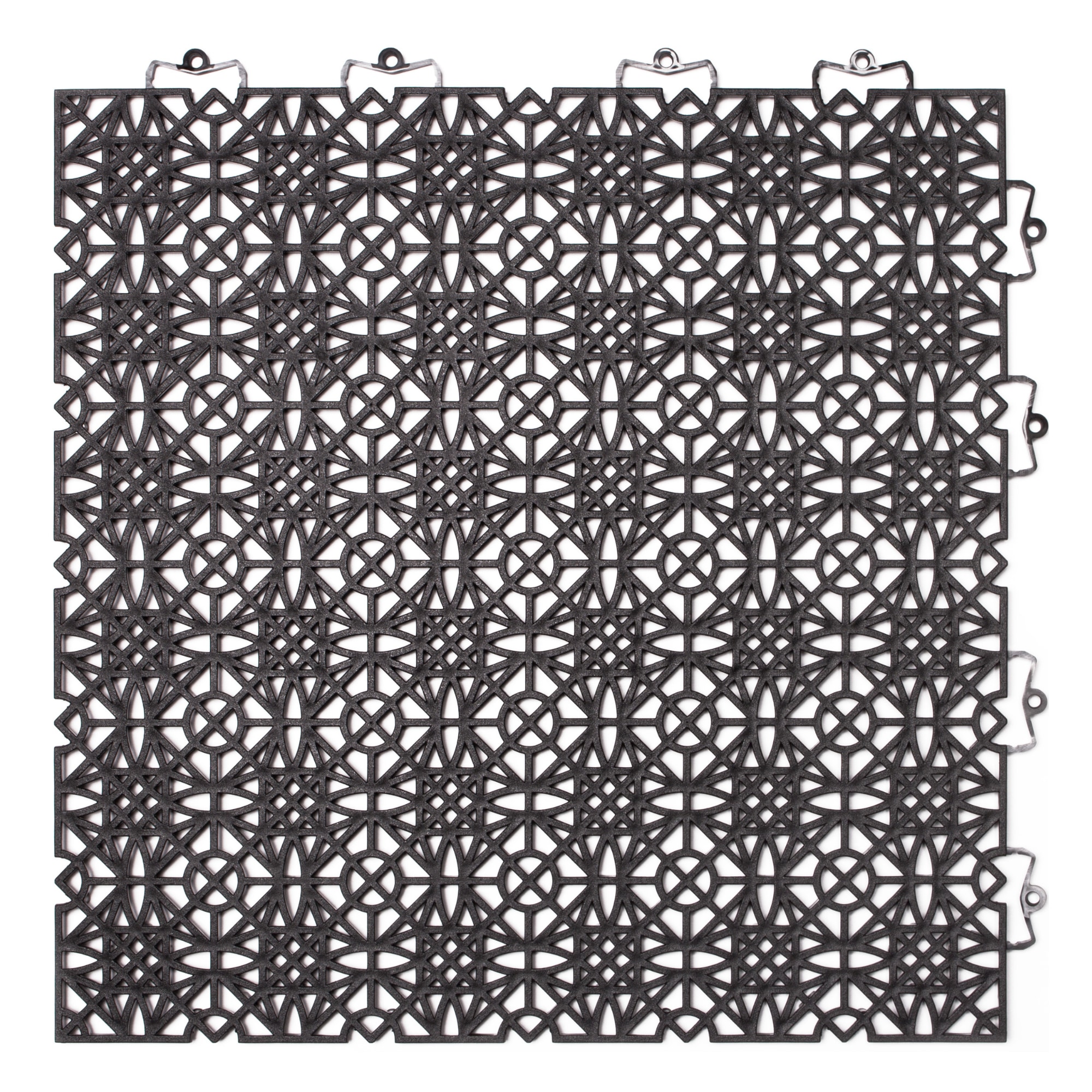 Andiamo Kunststoff-Fliesen »Terra Sol, Terrassenfliesen, wetterfest, Made in Switzerland« Set, erhältlich mit 7 Stück (1 qm), 14 Stück (2 qm) oder 35 Stück (5 qm), 7 Stk. tlg. Klickfliesen, 38x38 cm, Balkon Bodenbelag, UV-beständig