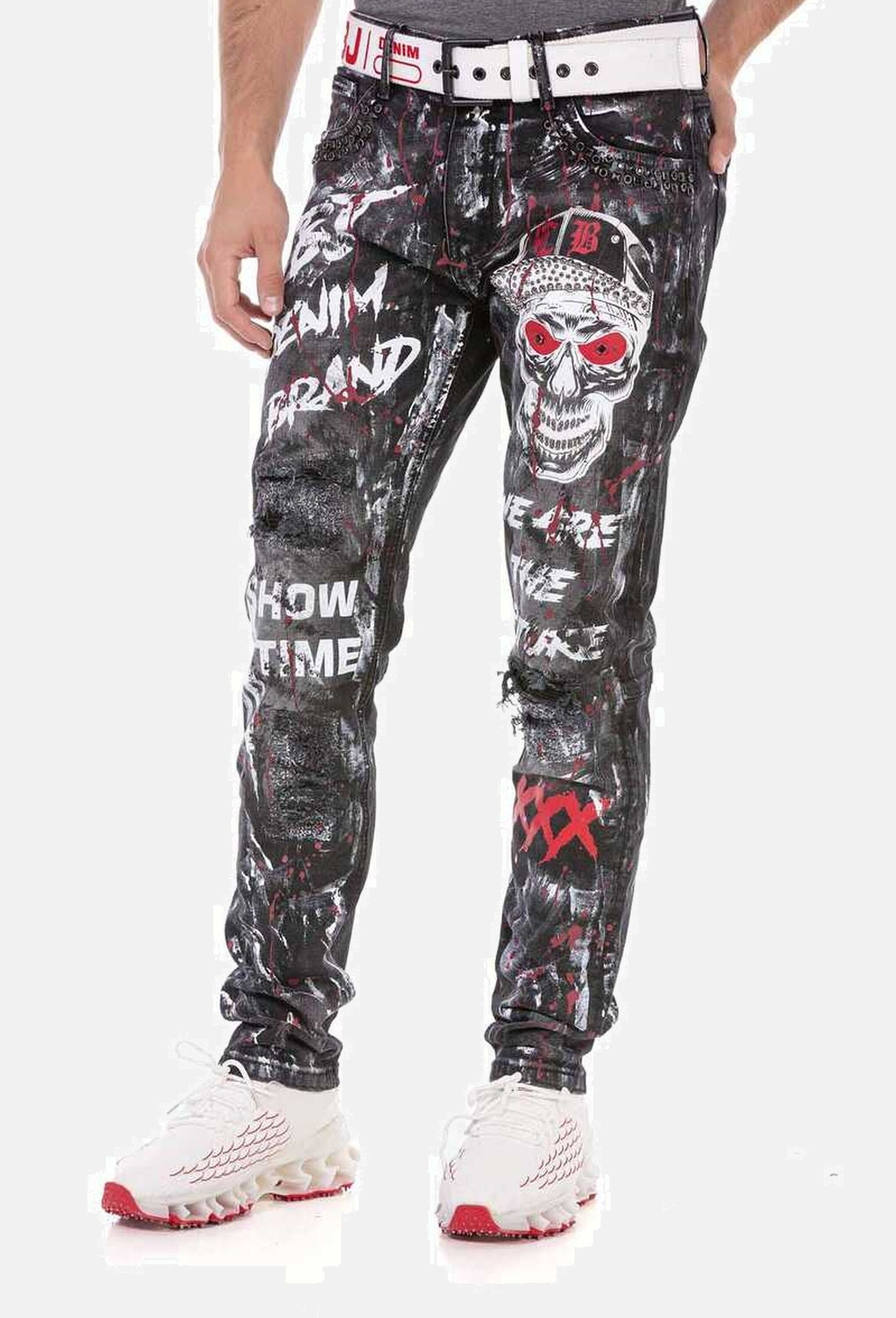 Cipo & Baxx 5-Pocket-Jeans »Cipo & Baxx Jeans« im lässigen Streetstyle, CD700