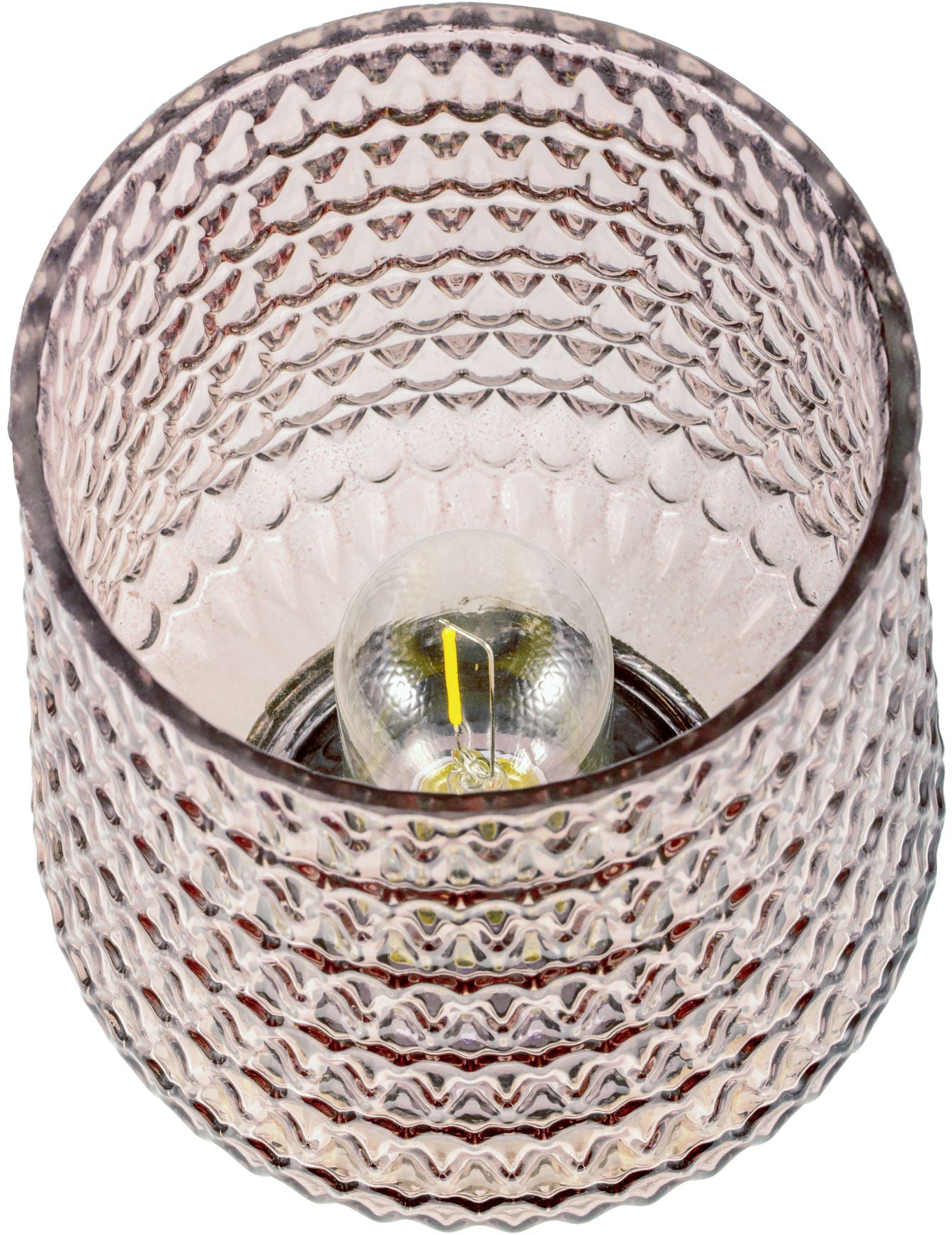 Pauleen Tischleuchte »Sparkling Glamour«, 1 flammig, Leuchtmittel E27 | Leuchtmittel wechselbar, E27, Batterbiebetrieben, Timerfunktion, Windlicht