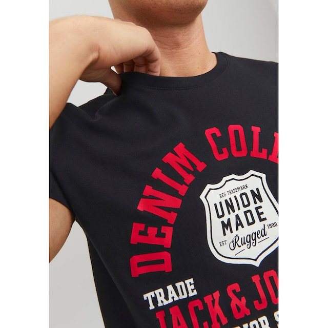 Jack & Jones Rundhalsshirt »JJ JJELOGO TEE« bei ♕