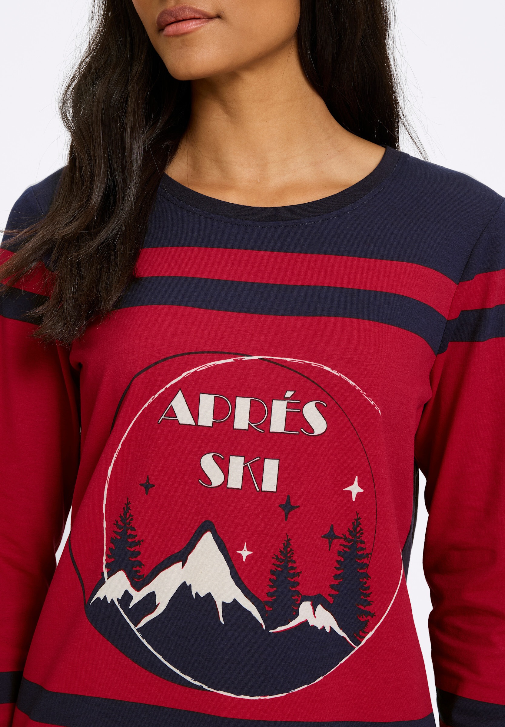 heine T-Shirt »Shirt Langarmshirt mit Print-Motiv«