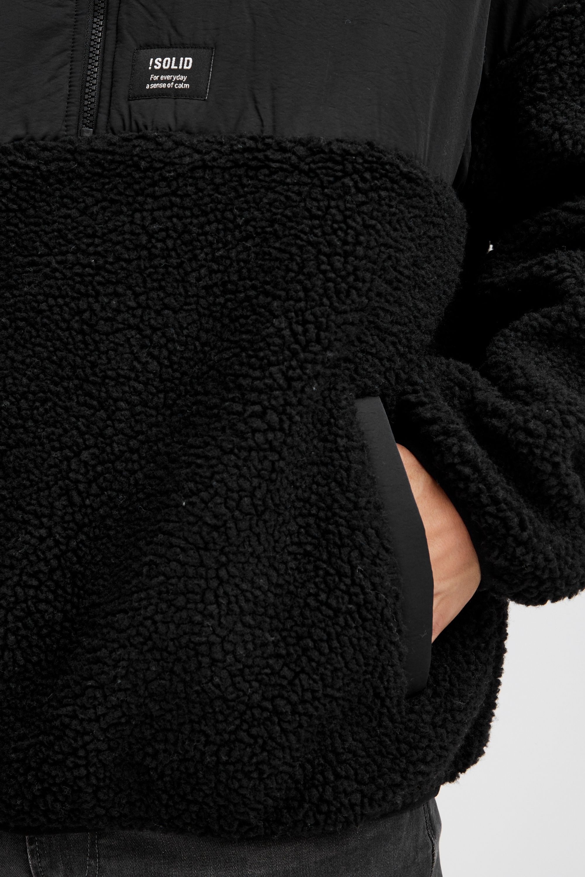 !Solid Fellimitatjacke »Fellimitatjacke SDMarco«, mit Kapuze