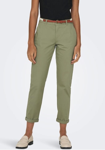 Chinohose »ONLBIANA COTTON BELT CHINO CC PNT«