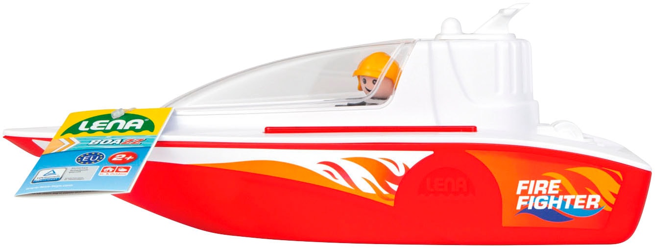 Lena® Spielzeug-Boot »Boazz Feuerwehrboot, ohne Pumpe« inklusive Spielfigur; Made in Europe