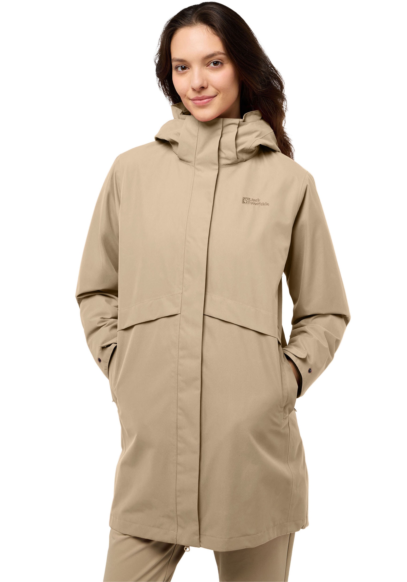 Jack Wolfskin 3-in-1-Funktionsparka »BAYLIGHT«, mit Kapuze, Winterjacke