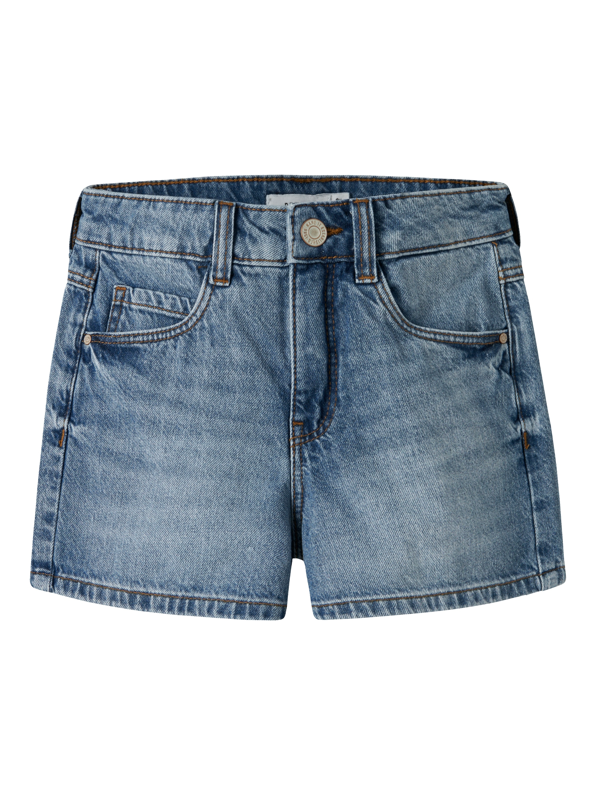 Name It Jeansshorts »NKFROSE MOM DNM SHORTS 1141-MJ NOOS« Baumwolle, high waist, Used Look