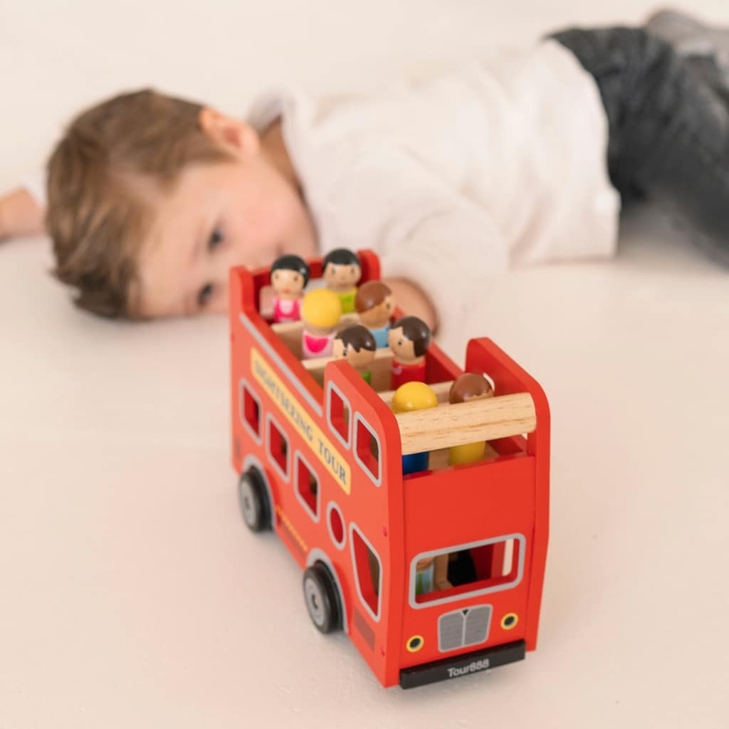 New Classic Toys® Spielzeug-Bus »Holzspielzeug, Little Driver - Sightseeing-Bus«