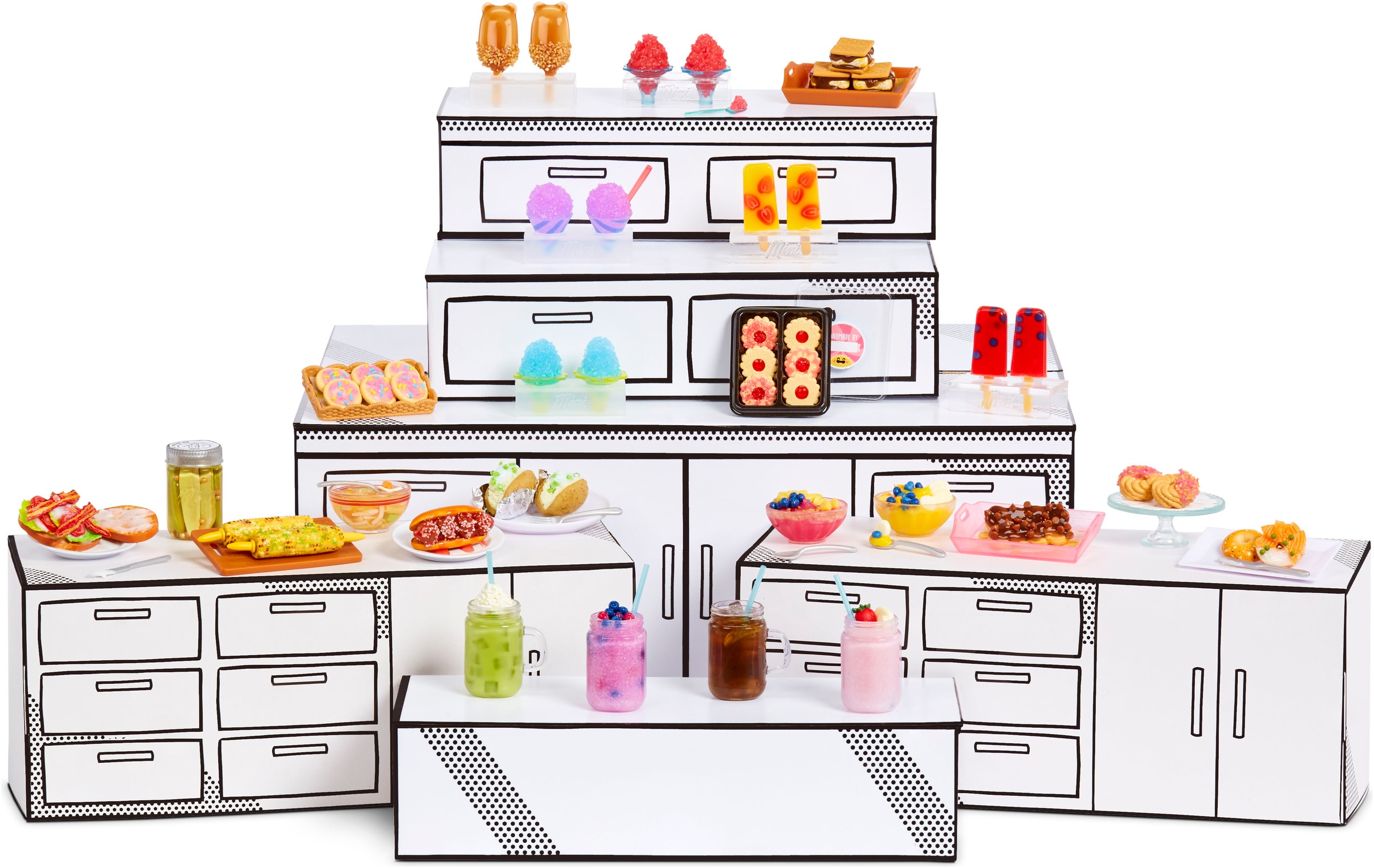 MGA ENTERTAINMENT Kreativset »MGA's Miniverse - Make It Mini Foods: Cafe in PDQ Series 3B«, sortierte Lieferung