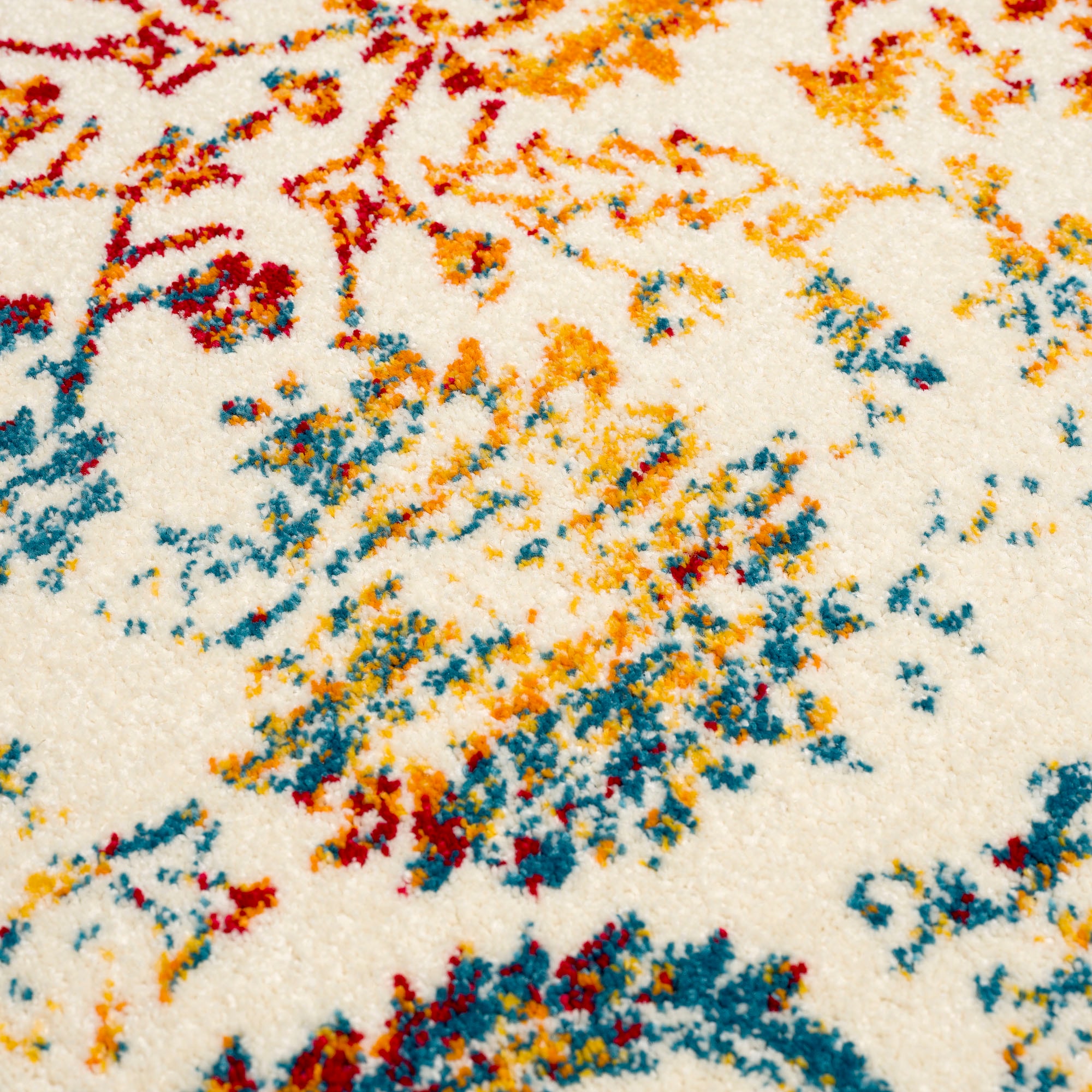 Sanat Teppich »Vintage 1606« rechteckig 13 mm Höhe Wohnzimmer, Kurzflor, Vintage Look, Retro