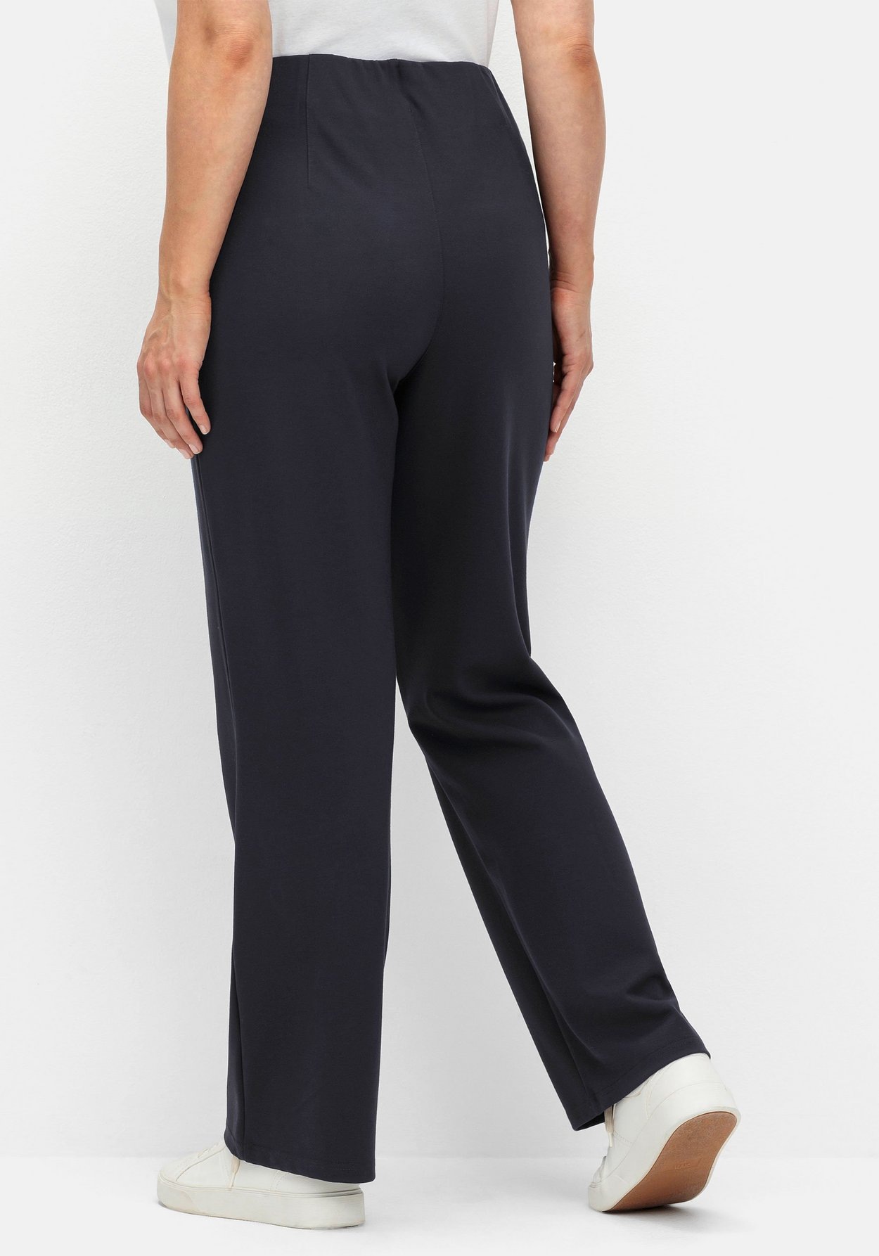 Sheego Schlupfhose »Gerade Hose aus Interlock, mit elastischem Bund«