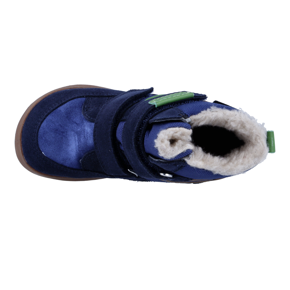 Richter Barfußschuh »Samy Winter«  Winterboots mit Kontrastbesätzen, Größenschablone zum Download