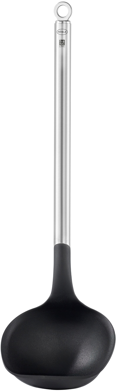 RÖSLE Schöpflöffel "Basic Line" mit Schüttrand und Aufhängeöse, spülmaschinengeeignet