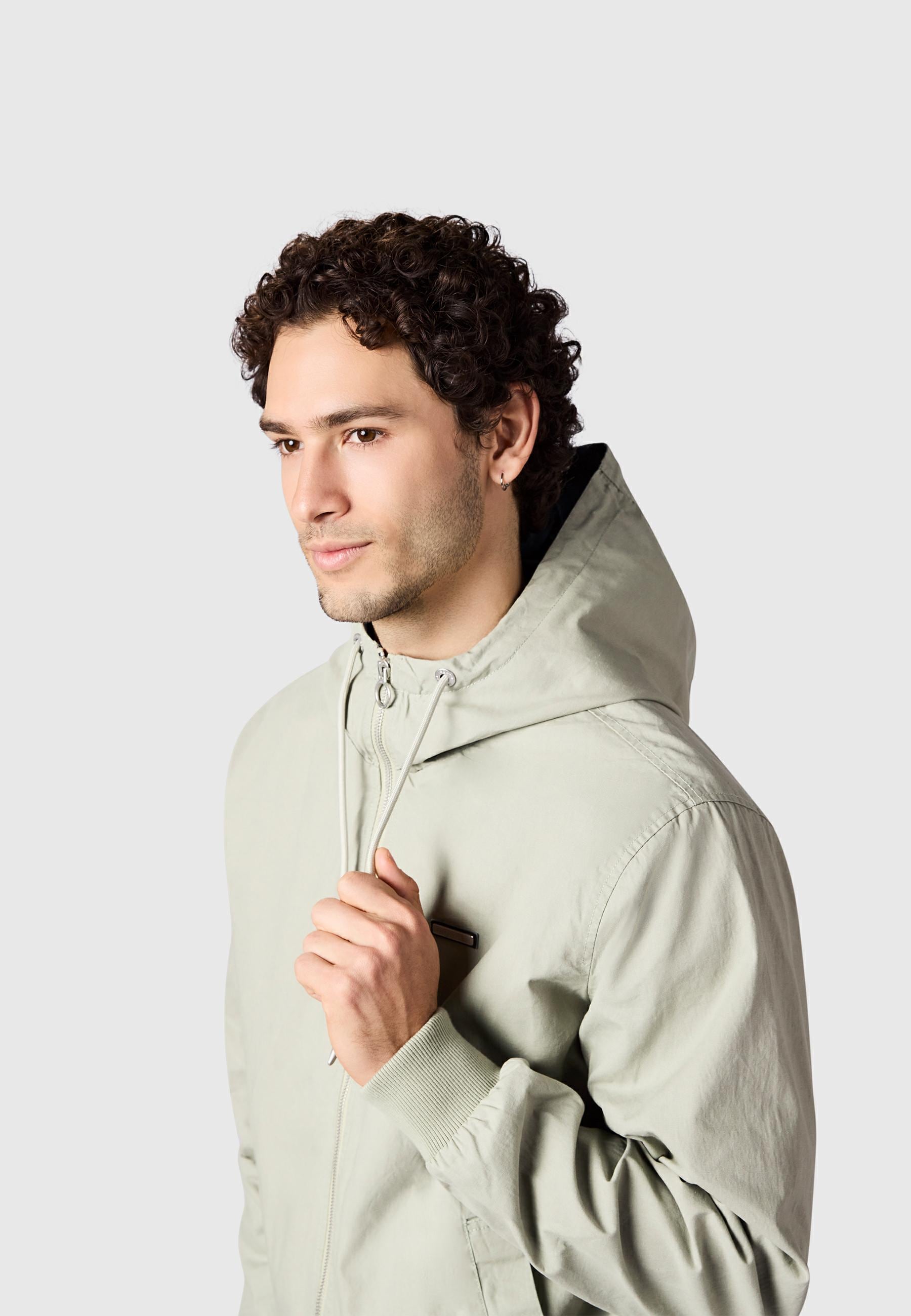 Ragwear Outdoorjacke »Outdoorjacke Stewie Vintage« mit Kapuze stylische Herren Übergangsjacke mit großer Kapuze