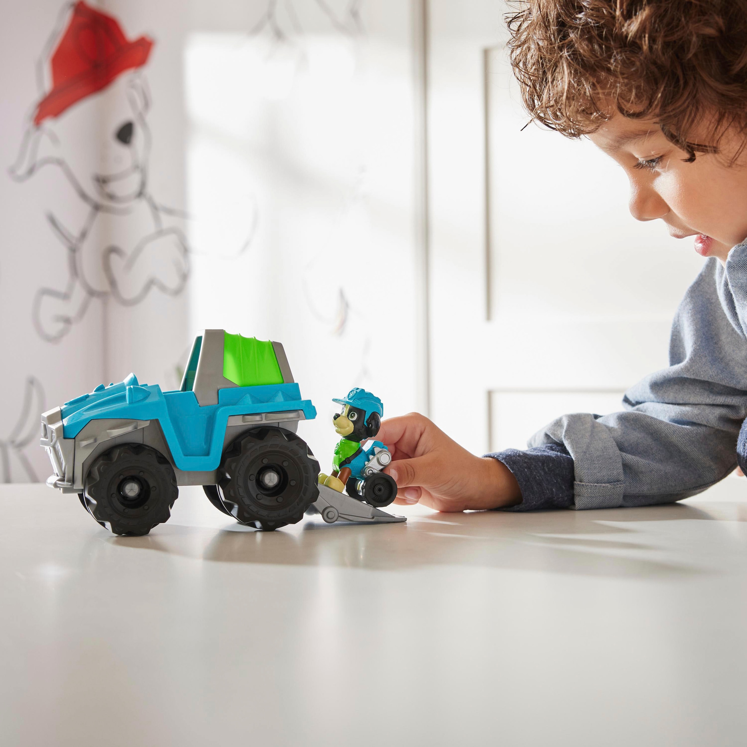 Spin Master Spielzeug-Auto »Paw Patrol - Sust. Basic Vehicle Rex«, zum Teil aus recycelten Material
