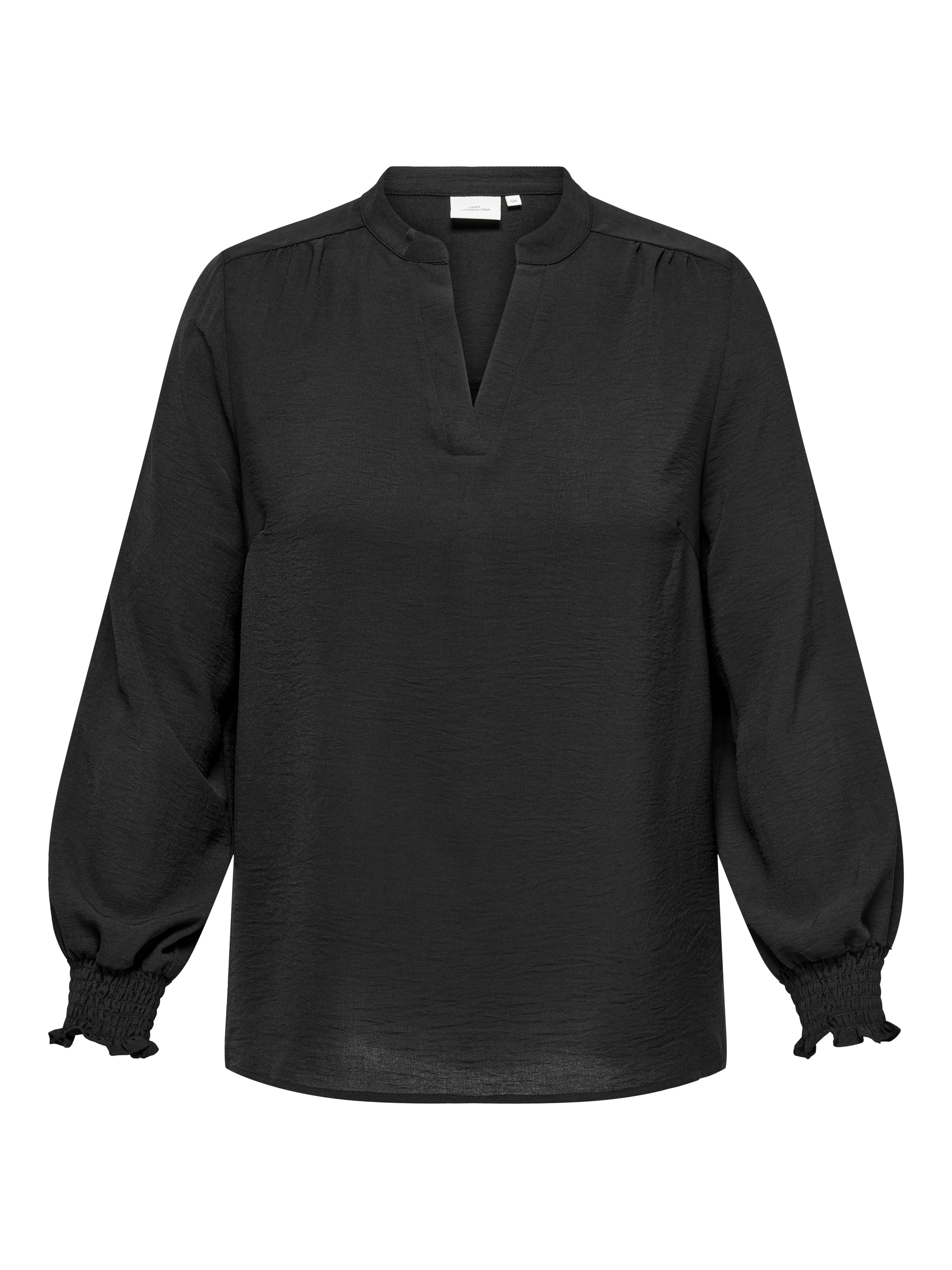 ONLY CARMAKOMA Shirtbluse »CARMETTA LIFE V-NECK TOP WVN NOOS«