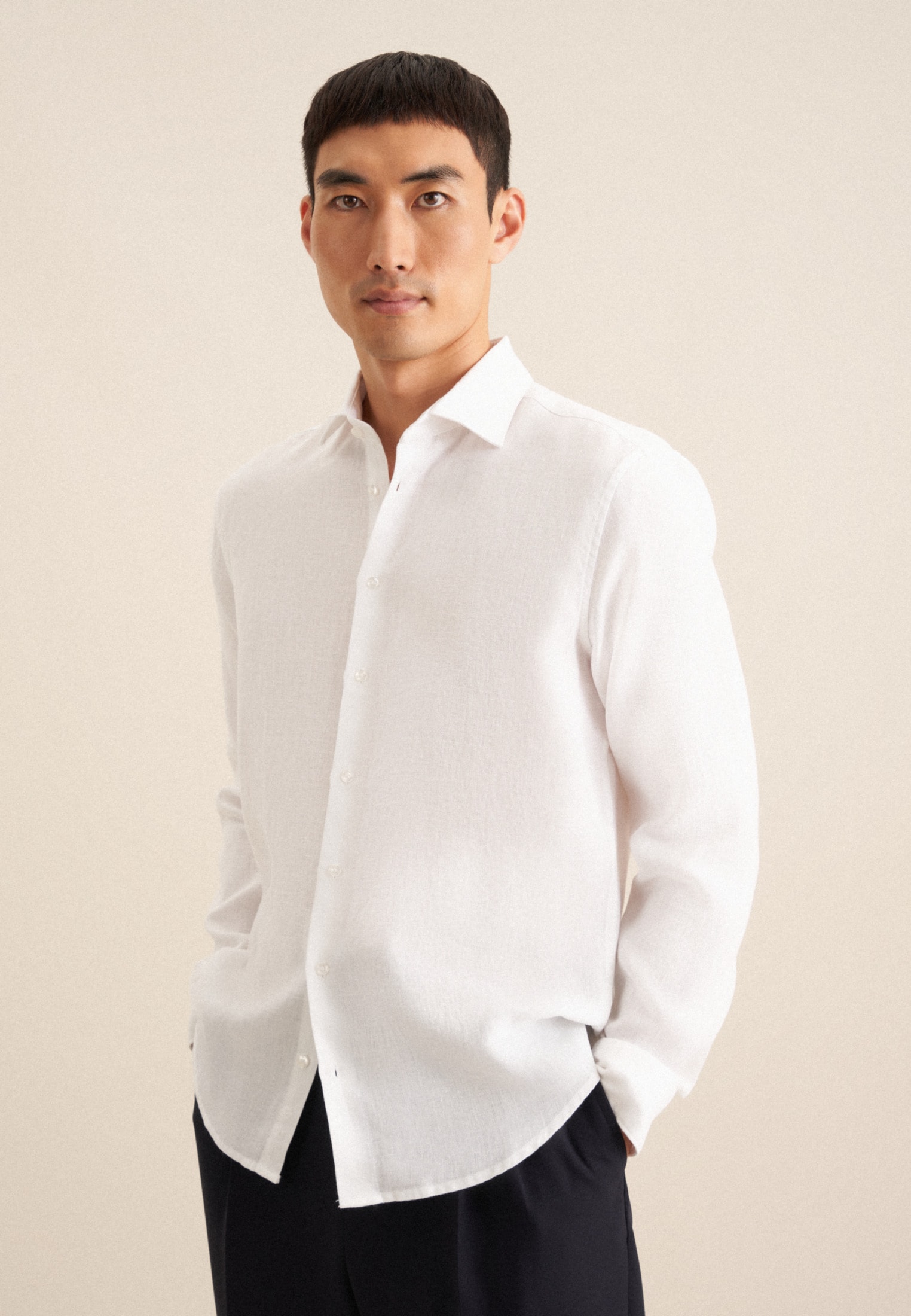 seidensticker Businesshemd »Regular« Regular 1/1 Kentkragen Uni