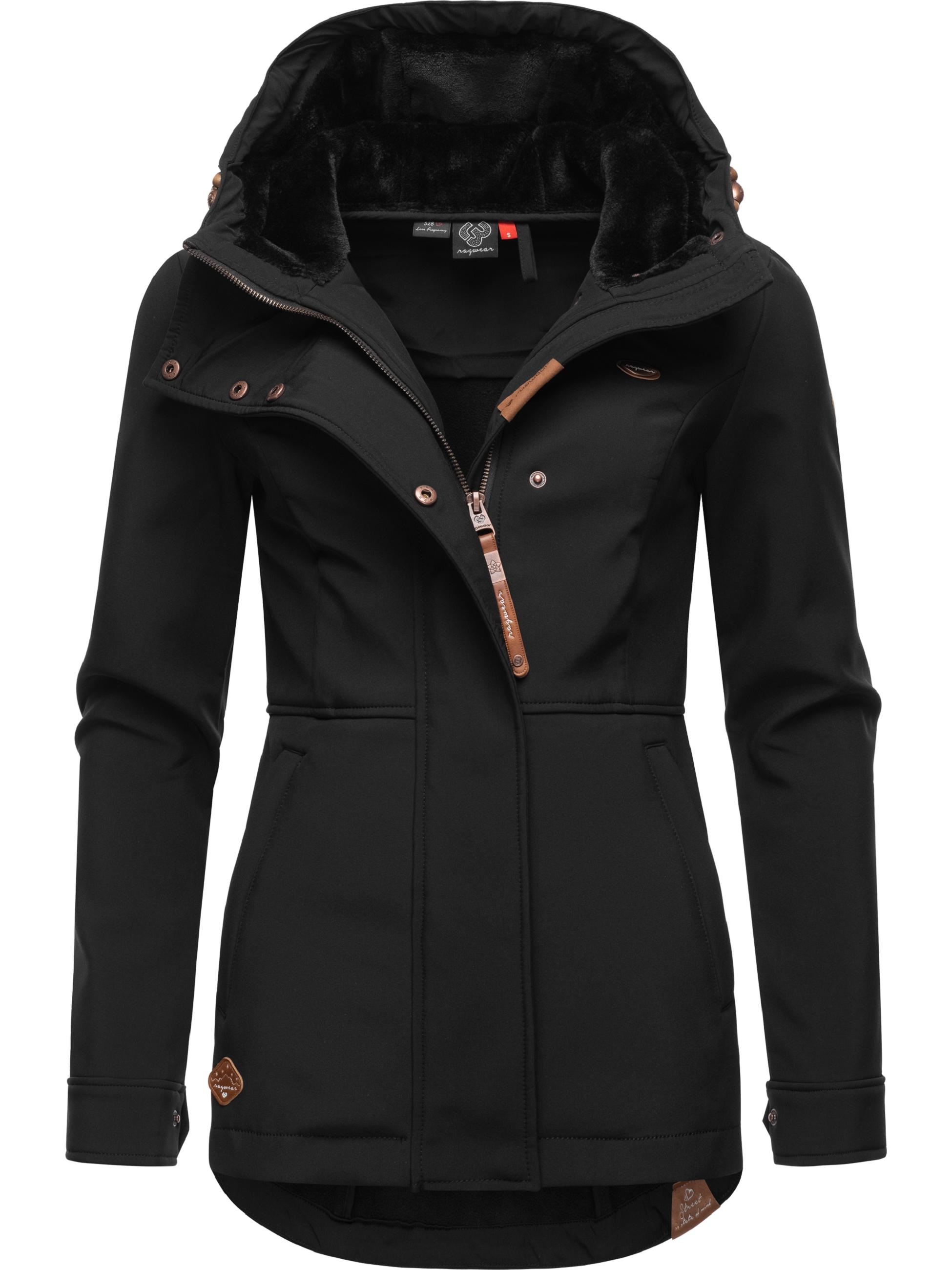 Ragwear Softshelljacke »Softshelljacke Yba«, mit Kapuze, sportliche Damen Outdoorjacke mit Kapuze