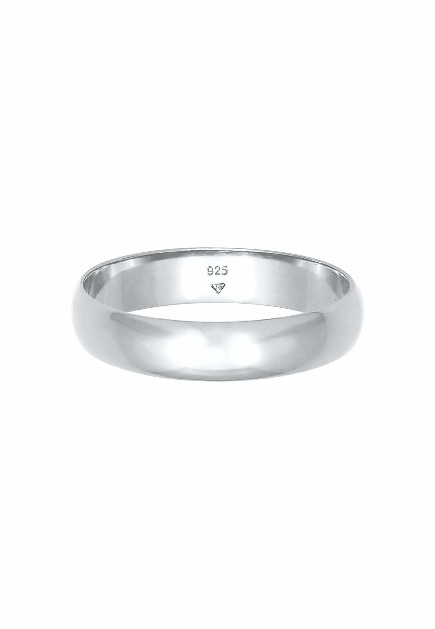 Elli Fingerring »Ring Basic Bandring Trauring Verlobung 925 Silber«