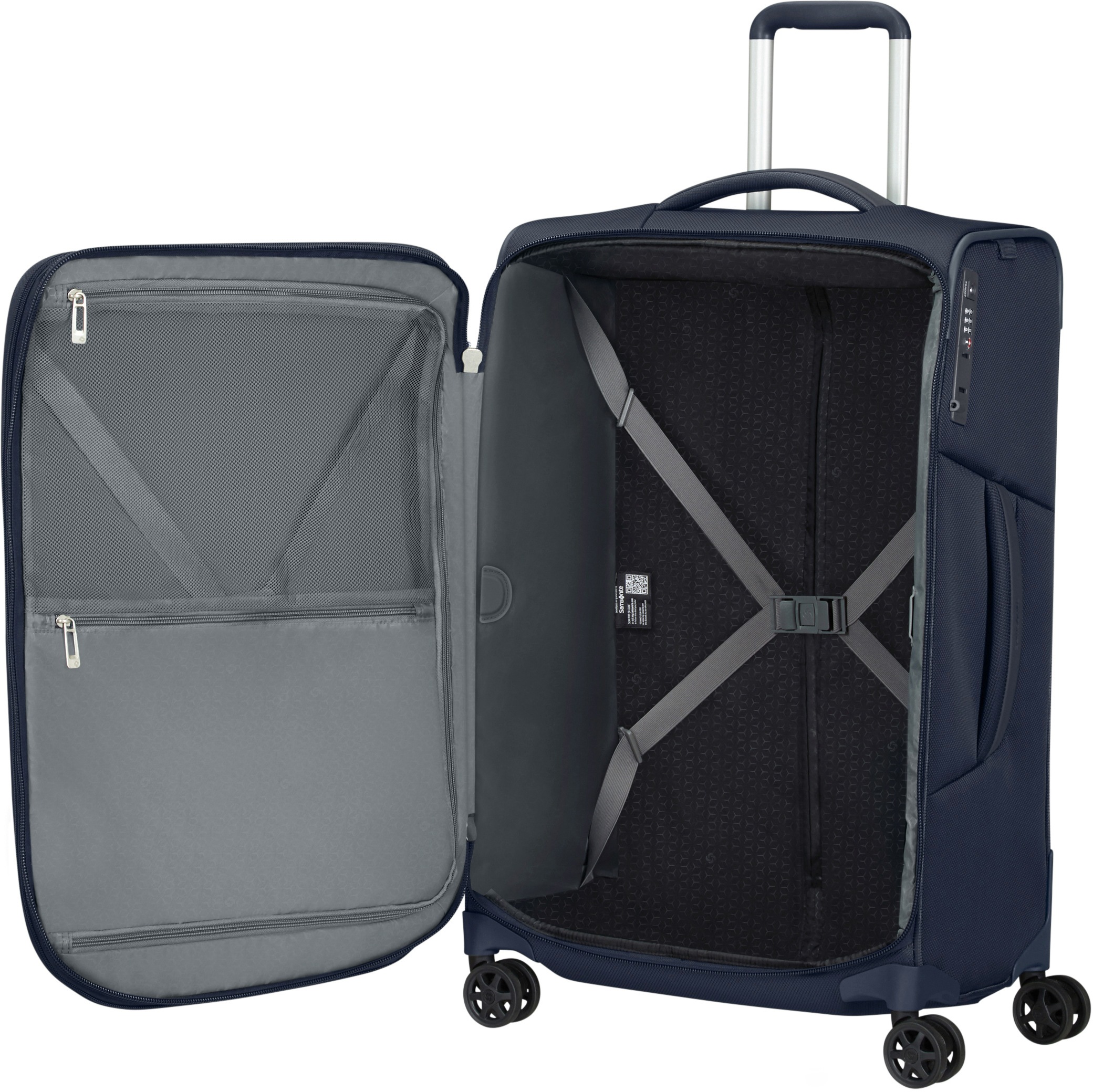Samsonite Weichgepäck-Trolley »RESPARK exp, verschiedene Größen und Farben«, 4 Rollen, Reisekoffer Aufgabegepäck Reisegepäck mit Volumenerweiterung