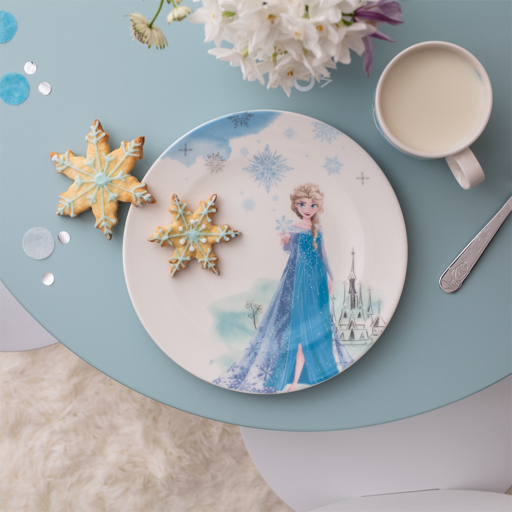 Villeroy & Boch Teller »Kinderteller Disney Frozen ø 21,5 cm 6er Set bunt« Spülmaschinenfest, Mikrowellensicher