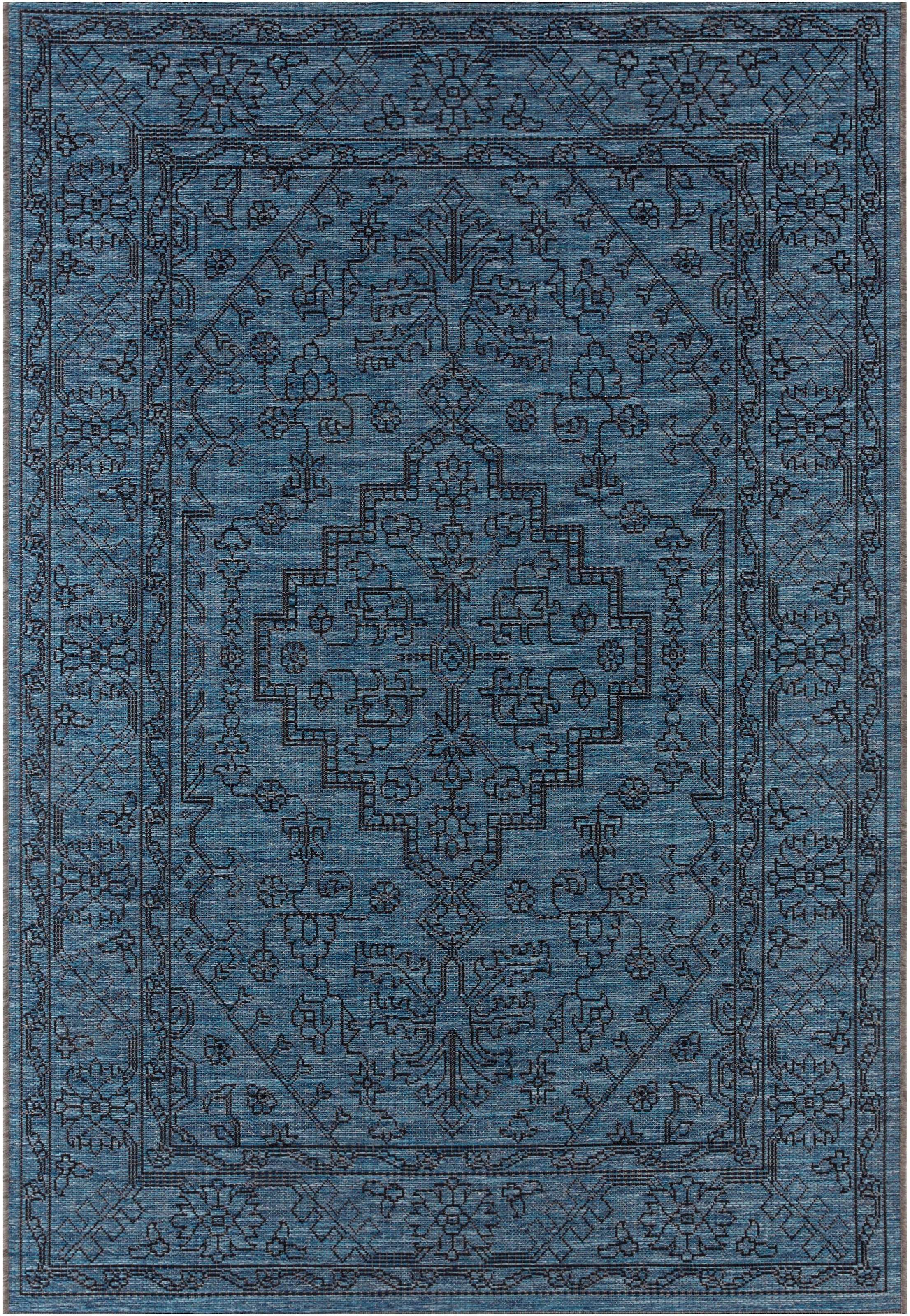 NORTHRUGS Teppich »Tyros«, rechteckig, 4 mm Höhe, In-und Outdoor geeignet, Strapazierfähig und pflegeleicht, Flachgewebe