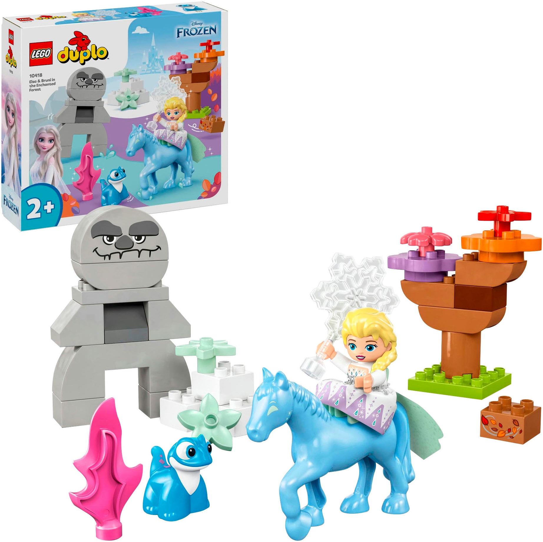 Konstruktionsspielsteine »Elsa und Bruni im Zauberwald (10418), LEGO® DUPLO Disney™«,...