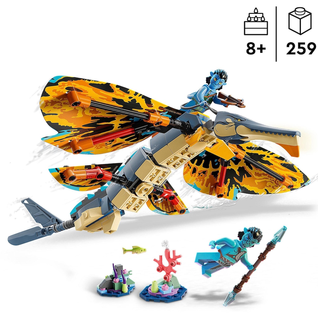 LEGO® Konstruktionsspielsteine »Skimwing Abenteuer (75576), LEGO® Avatar«, (259 St.)