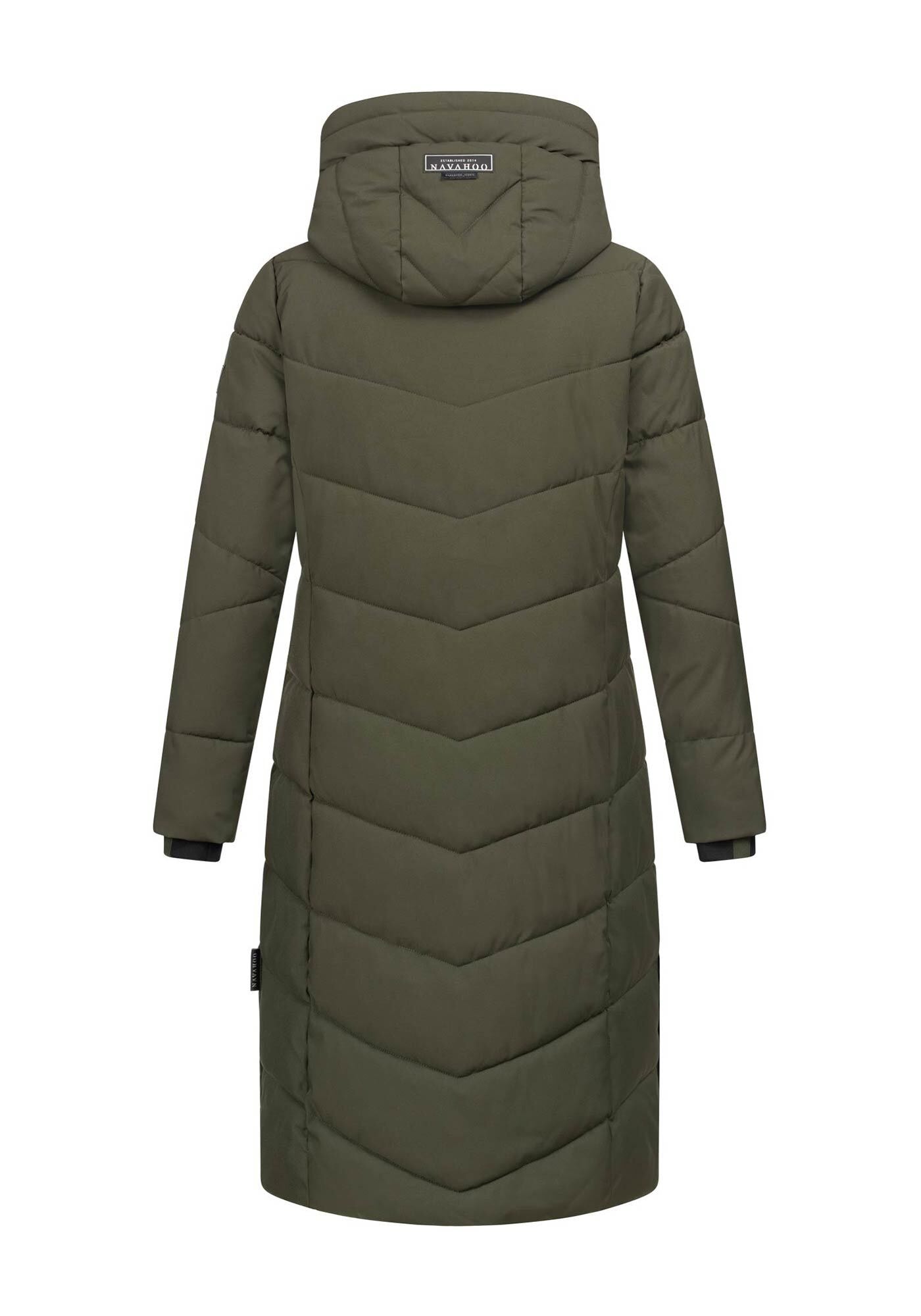 Navahoo Winterjacke »Navahoo Schmatzibaer lange Damen Winter Steppjacke N009«