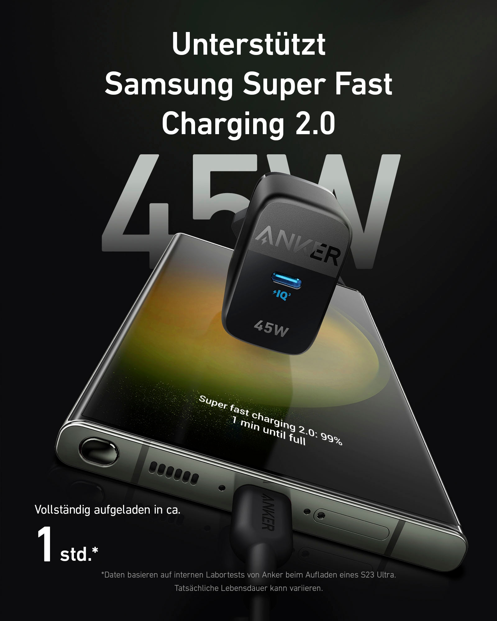 Anker Smartphone-Ladegerät »313 für Samsung and iPhone«