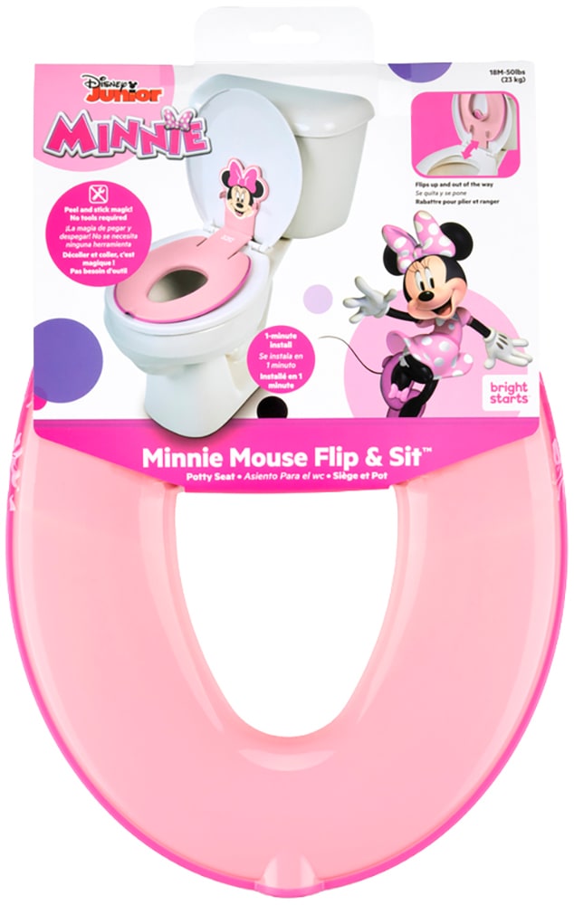 Bright Starts Toilettentrainer »Disney Baby Flip & Sit Toilettensitz - Minnie Mouse«