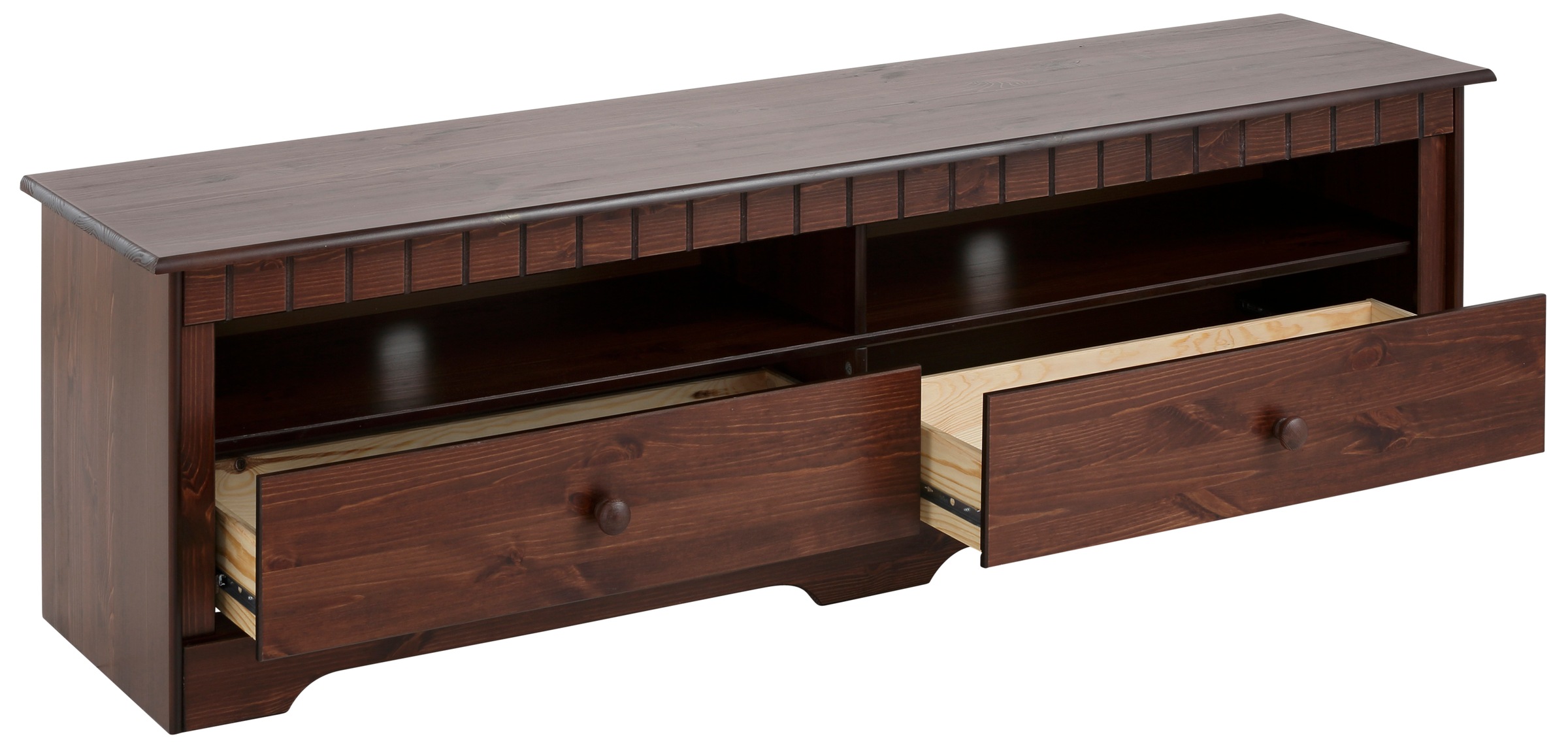 Home affaire Lowboard »Poehl«, Breite 160 cm, aus massiver Kiefer